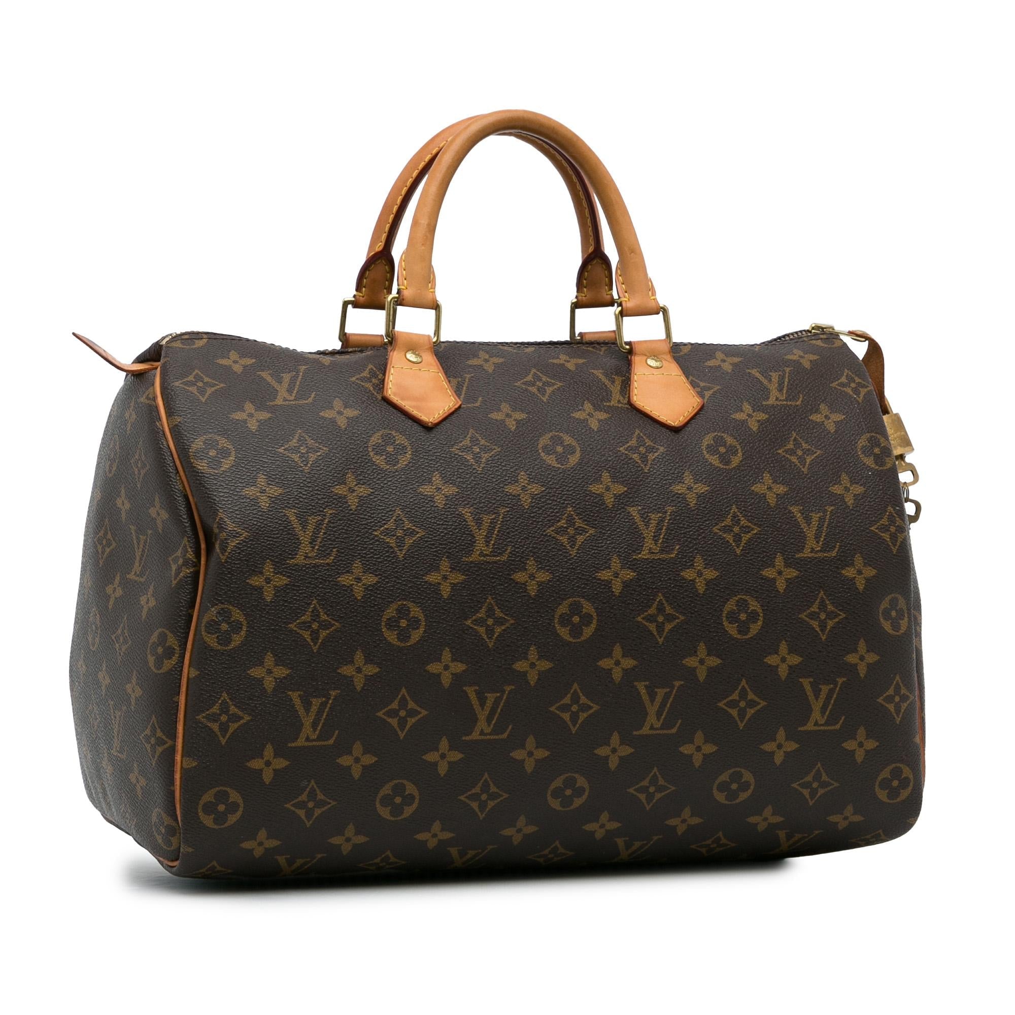 Louis Vuitton Monogram Speedy 35 (SHG-7bC4dF)