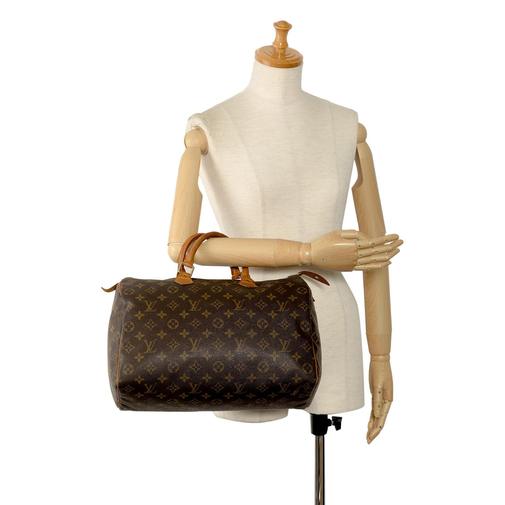 Louis Vuitton Monogram Speedy 35 (SHG-o0fbxf)