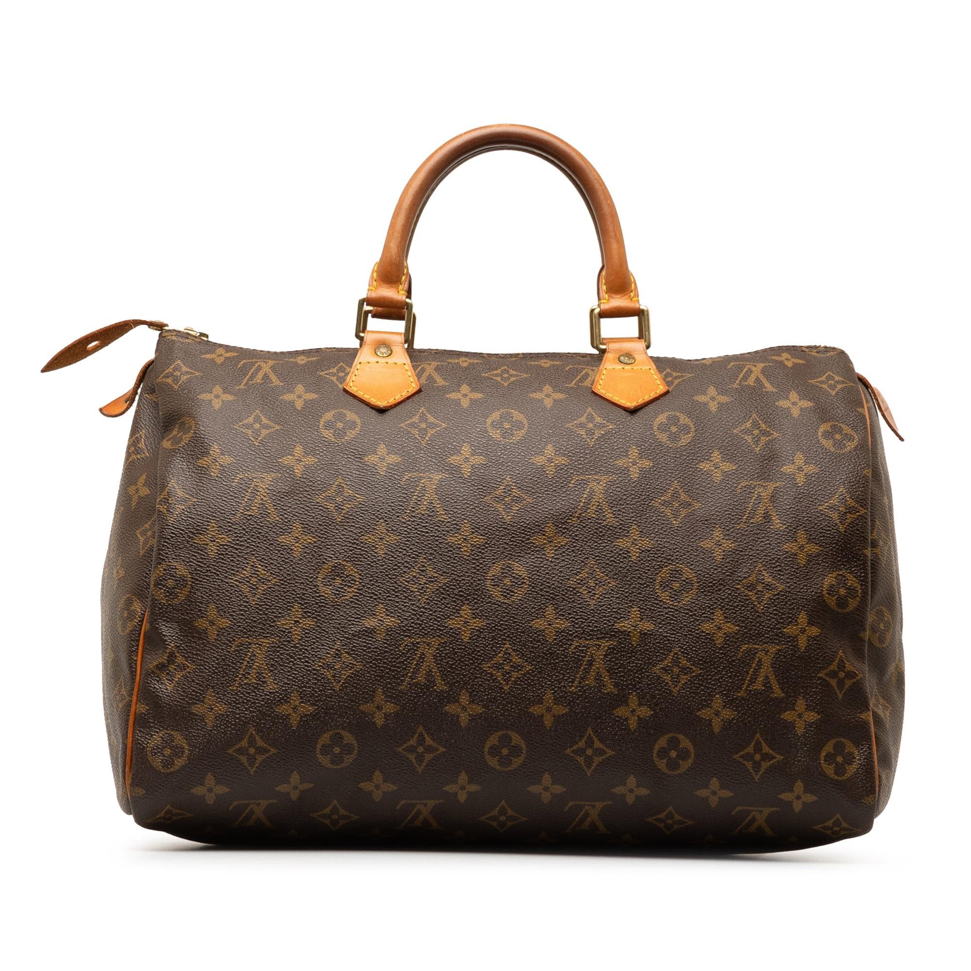 Louis Vuitton Monogram Speedy 35 (SHG-dueWRI)