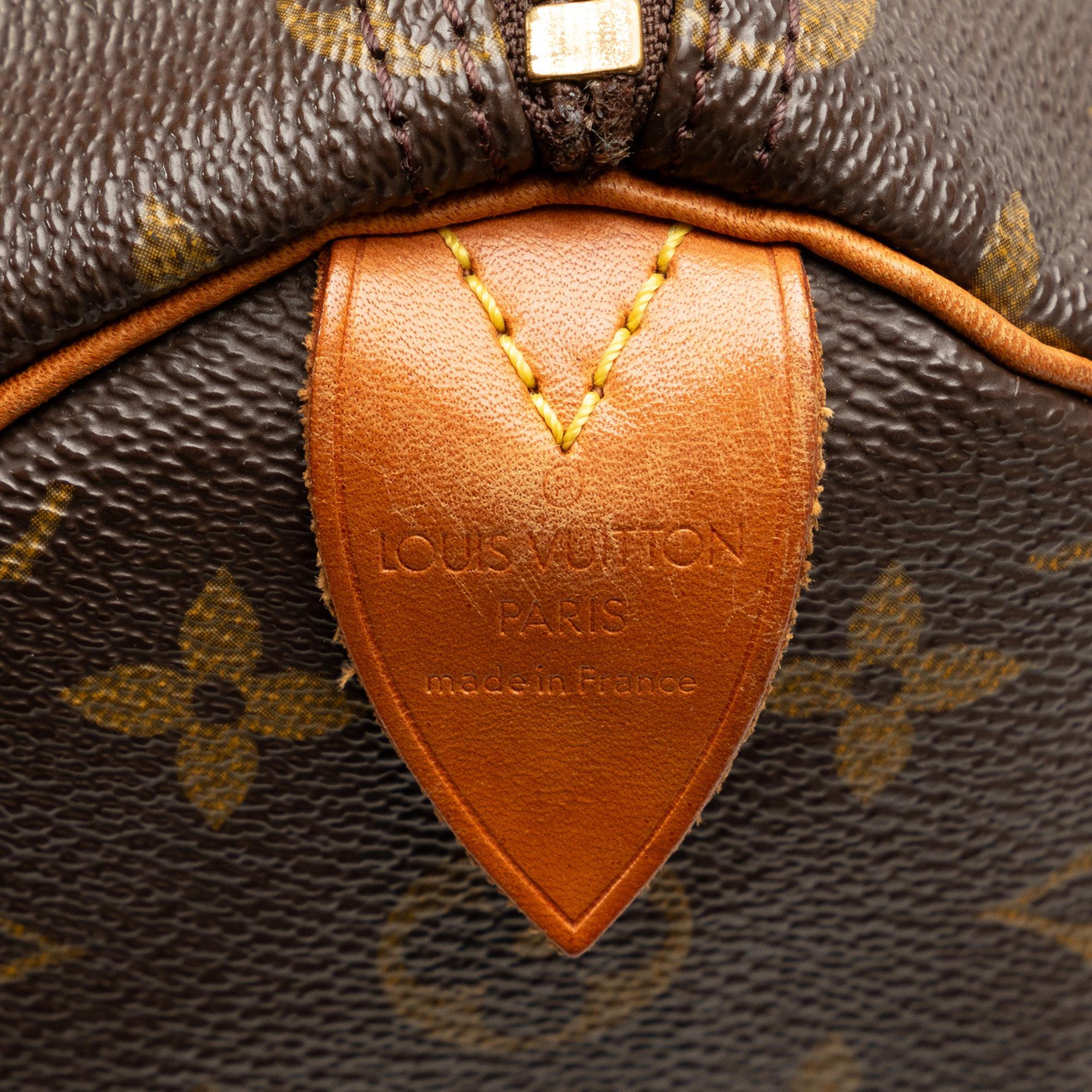 Louis Vuitton Monogram Speedy 35 (SHG-dueWRI)