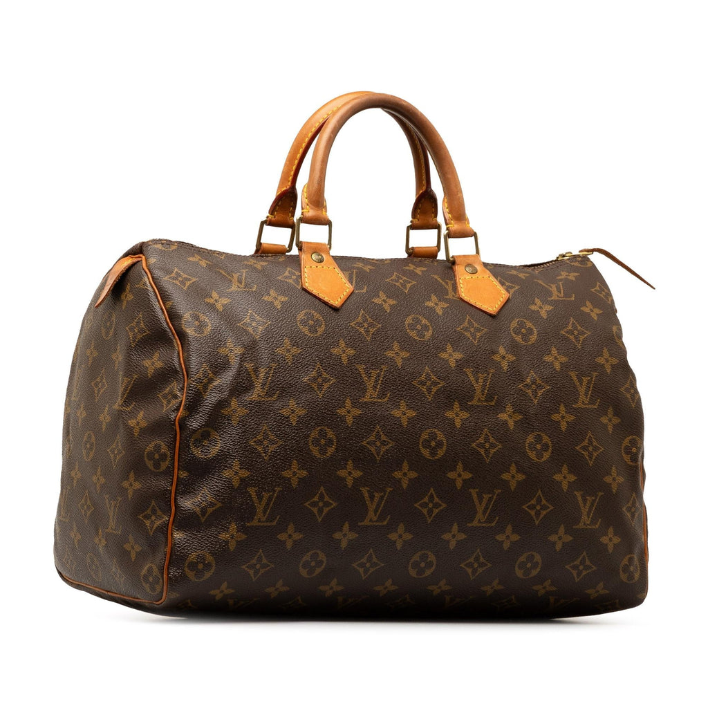 Louis Vuitton Monogram Speedy 35 (SHG-dueWRI)