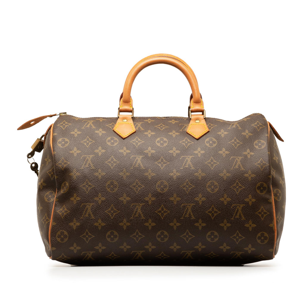 Louis Vuitton Monogram Speedy 35 (SHG-Uab37u)
