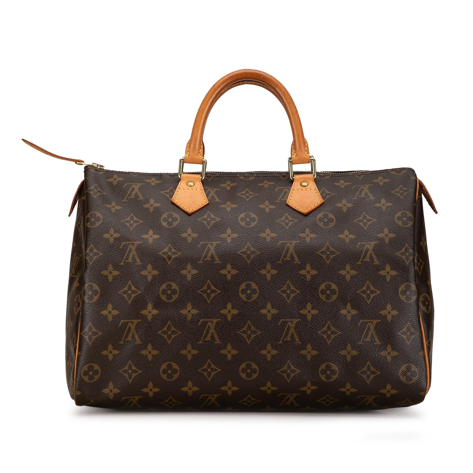 Louis Vuitton Monogram Speedy 35 (SHG-PSoArp)