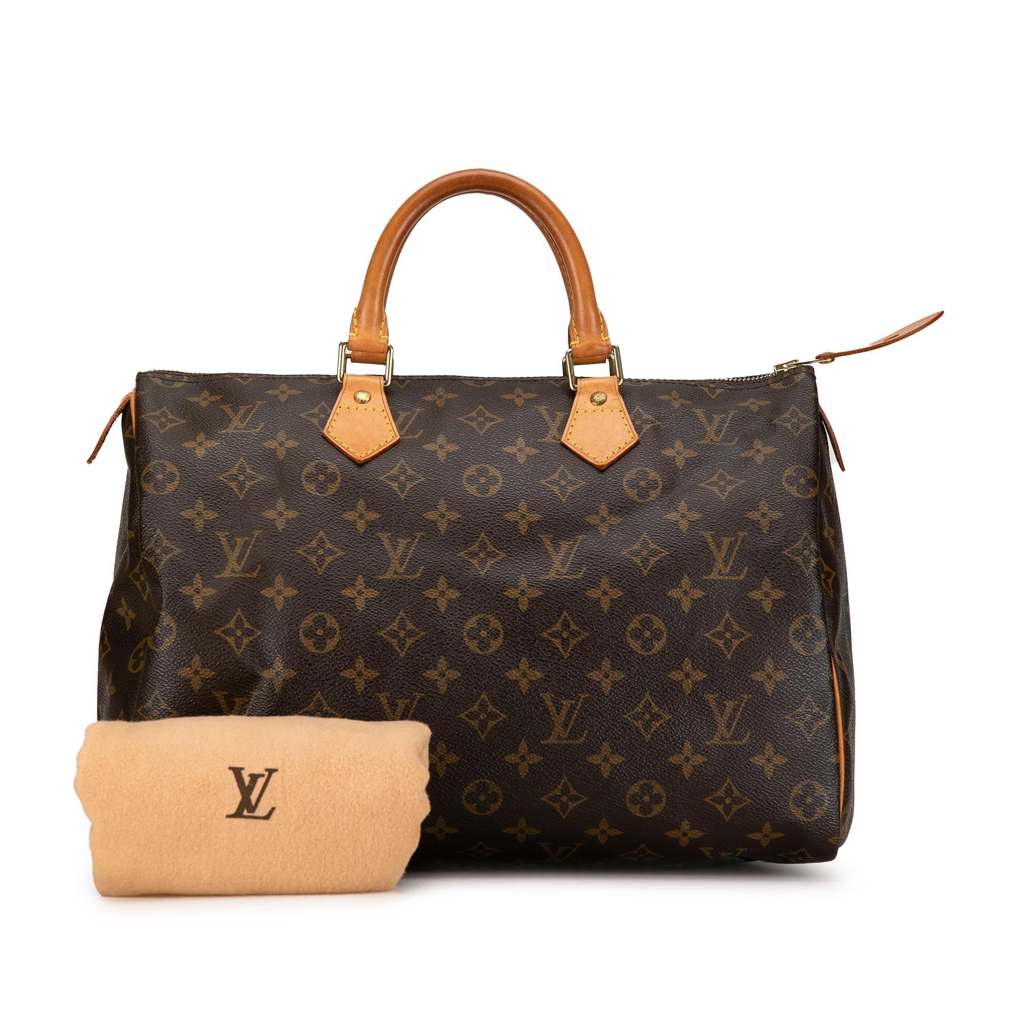 Louis Vuitton Monogram Speedy 35 (SHG-PSoArp)