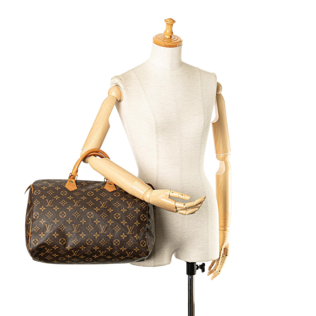 Louis Vuitton Monogram Speedy 35 (SHG-dZPbcw)