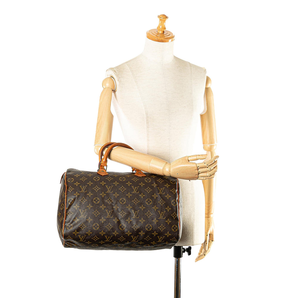 Louis Vuitton Monogram Speedy 35 (SHG-xasq9L)