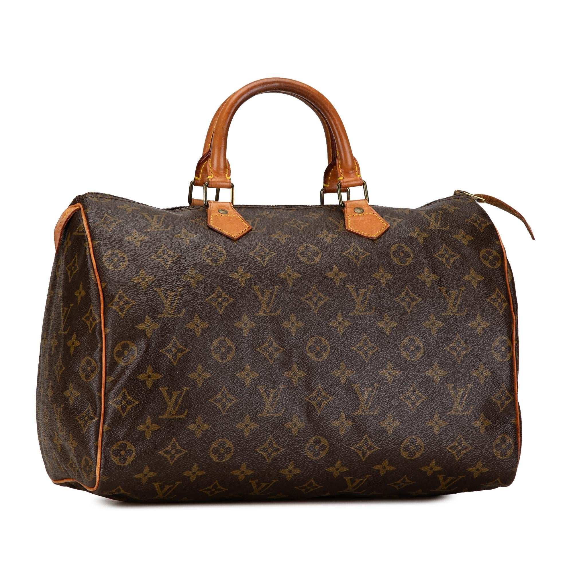 Louis Vuitton Monogram Speedy 35 (SHG-xasq9L)