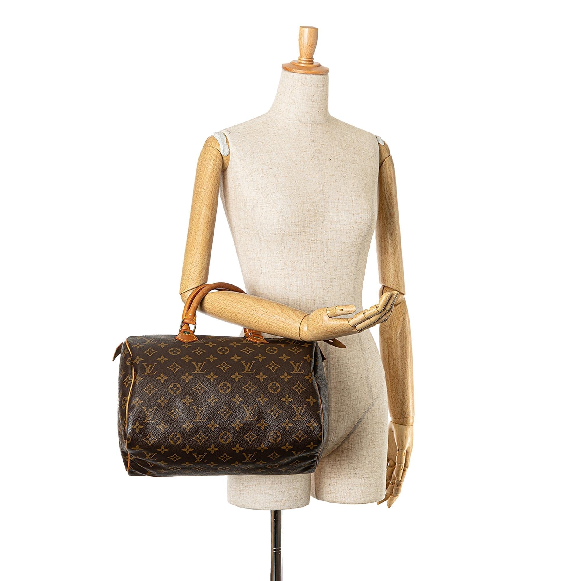 Louis Vuitton Monogram Speedy 35 (SHG-N4Nbnw)