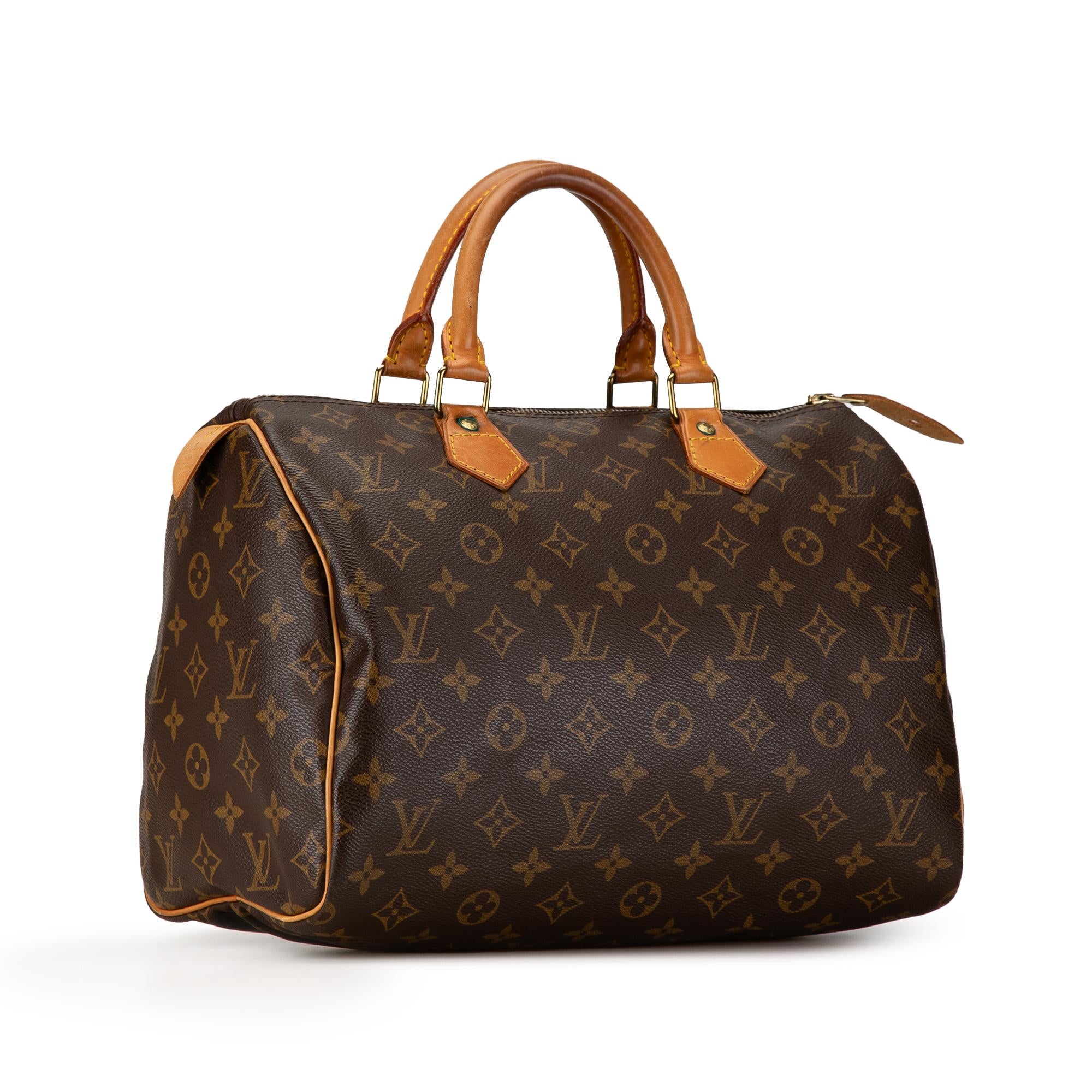 Louis Vuitton Monogram Speedy 35 (SHG-N4Nbnw)