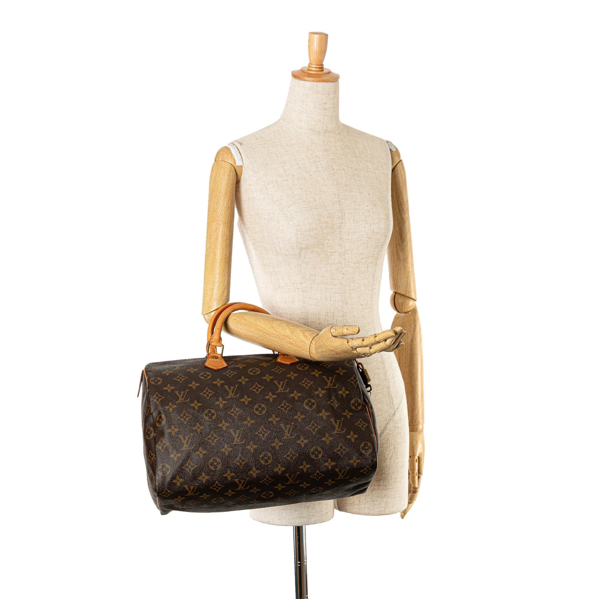 Louis Vuitton Monogram Speedy 35 (SHG-1jKJWg)