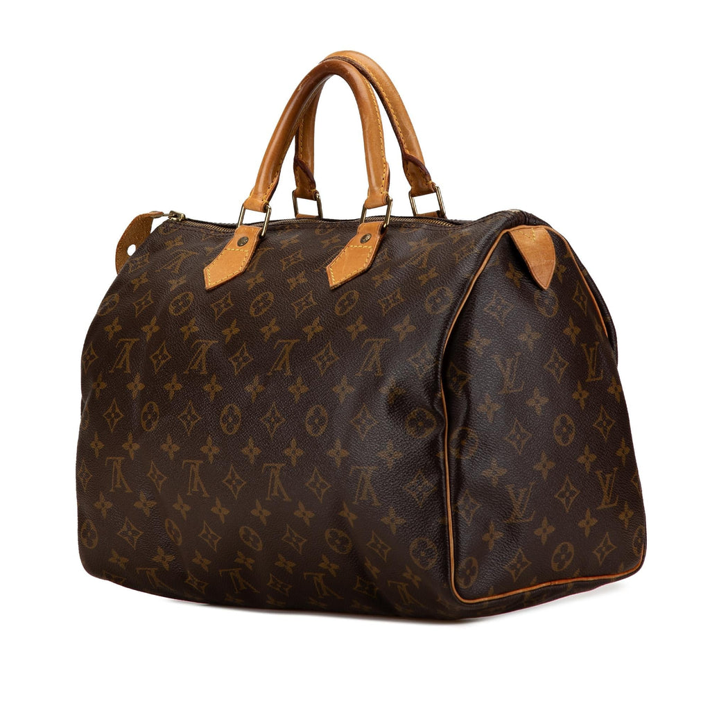 Louis Vuitton Monogram Speedy 35 (SHG-bVF9Ev)