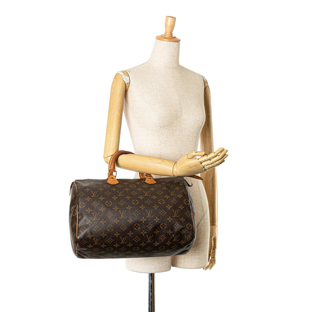 Louis Vuitton Monogram Speedy 35 (SHG-2kMtOt)