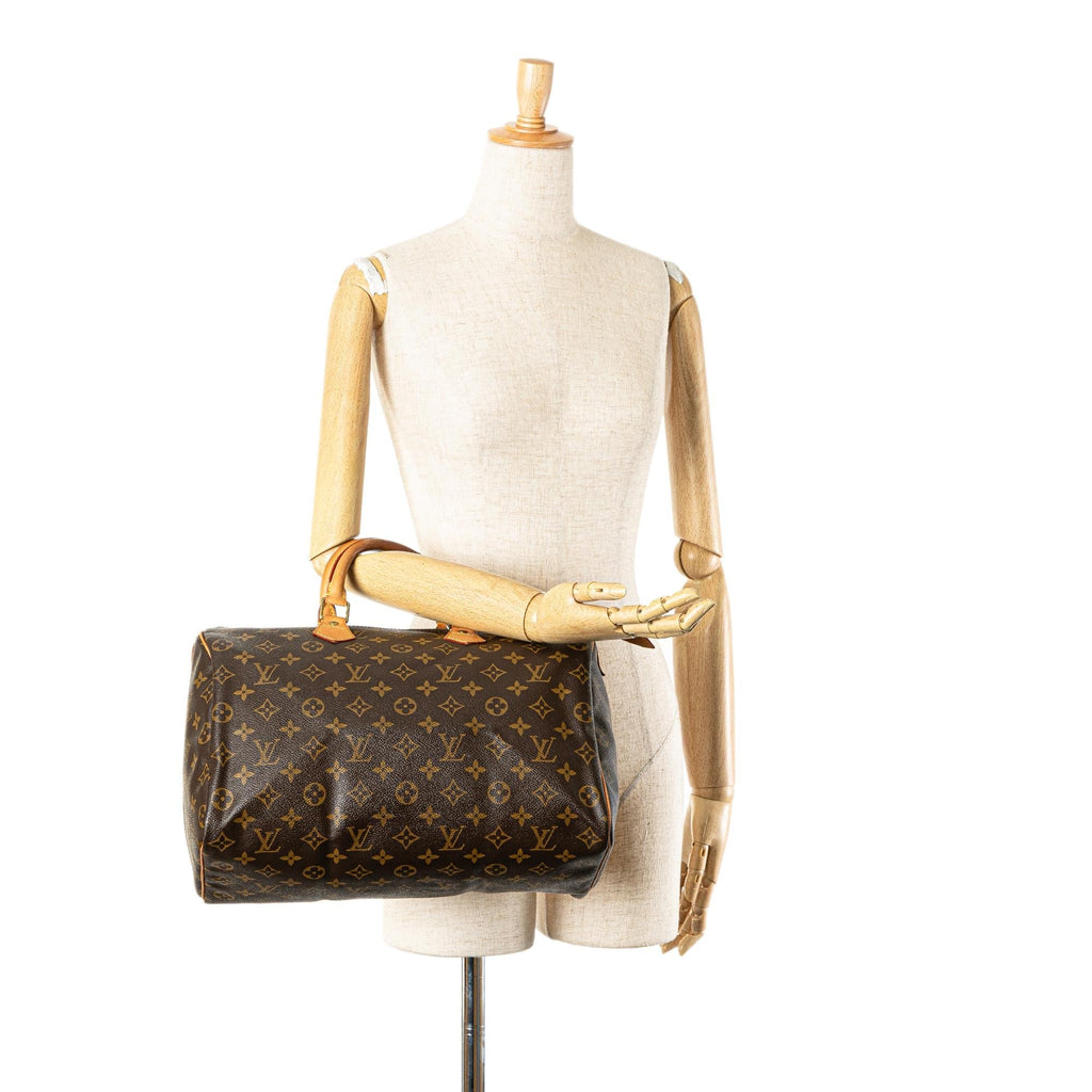 Louis Vuitton Monogram Speedy 35 (SHG-yD3KTT)