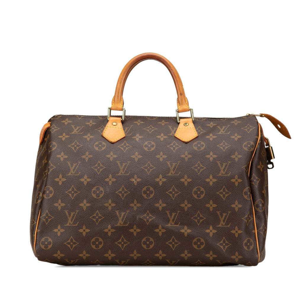 Louis Vuitton Monogram Speedy 35 (SHG-5vUrGr)