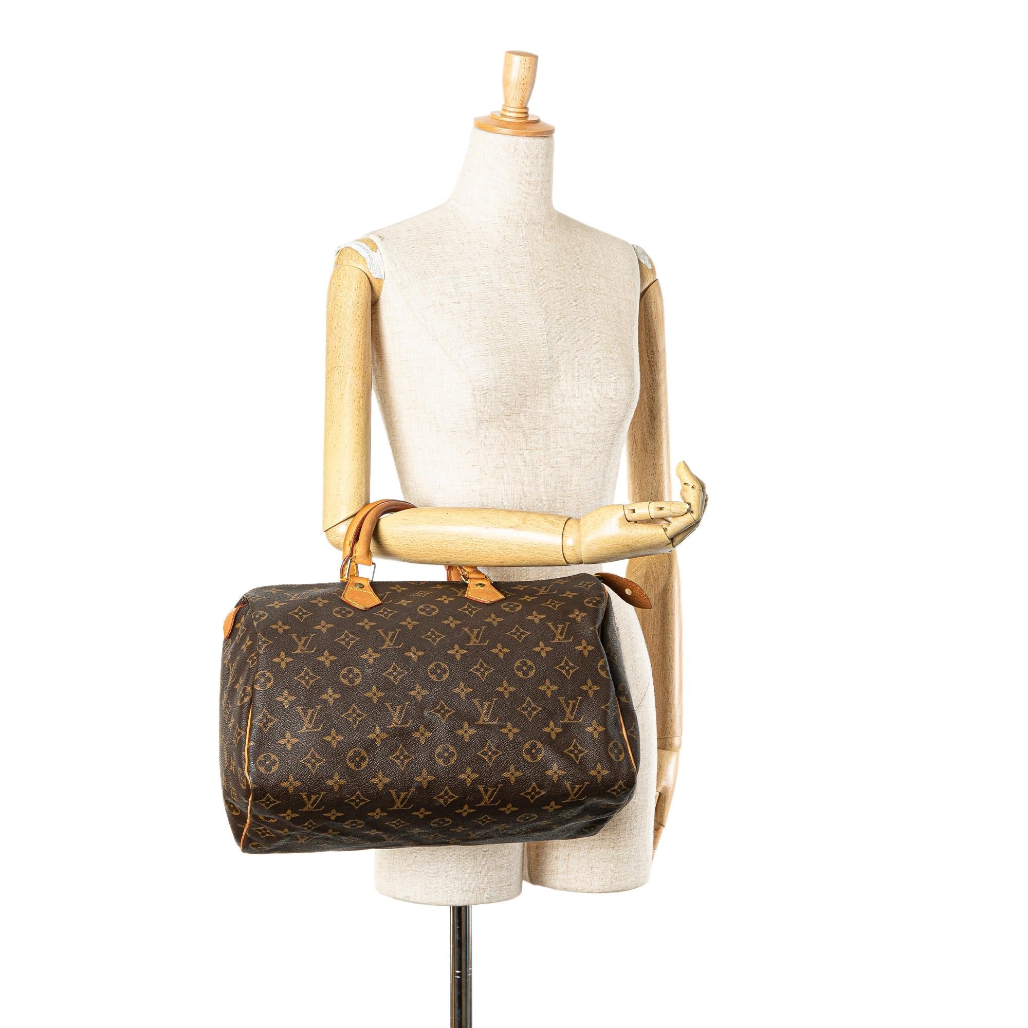 Louis Vuitton Monogram Speedy 35 (SHG-5vUrGr)