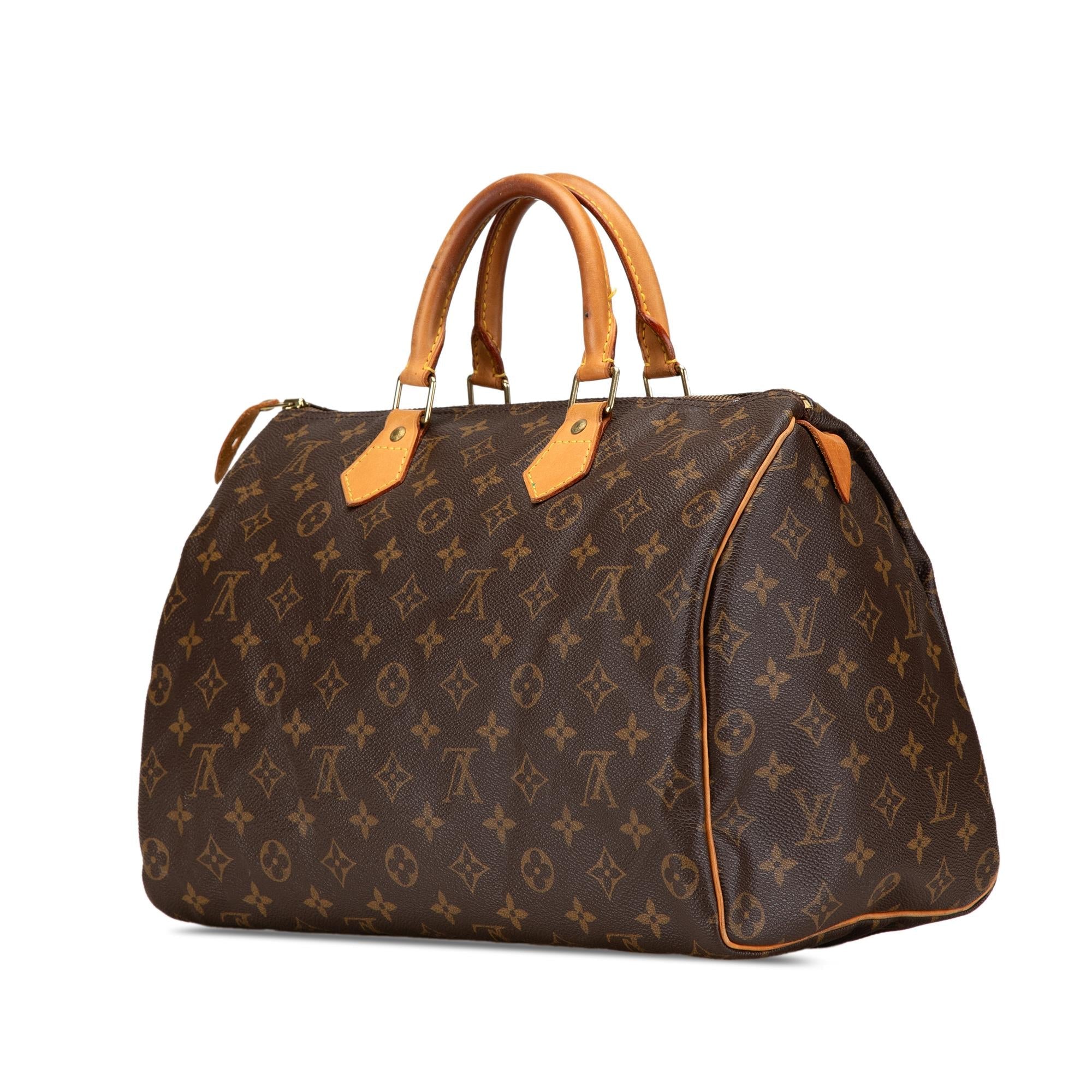 Louis Vuitton Monogram Speedy 35 (SHG-5vUrGr)