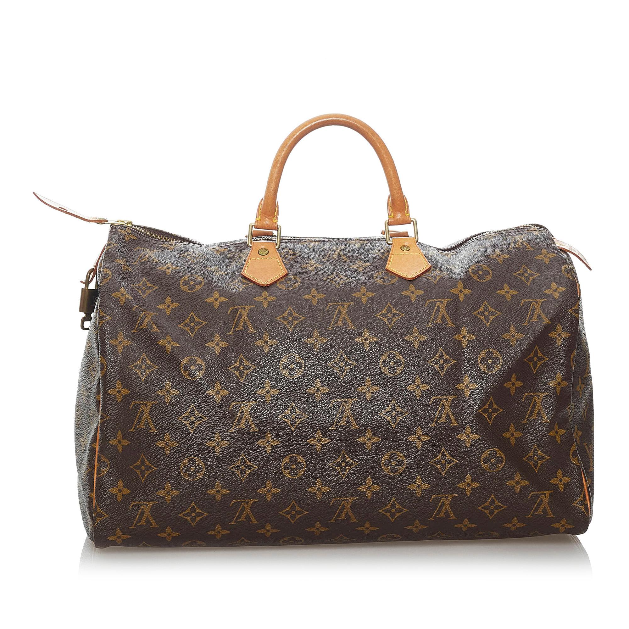Louis Vuitton Monogram Speedy 40 (SHG-29781)