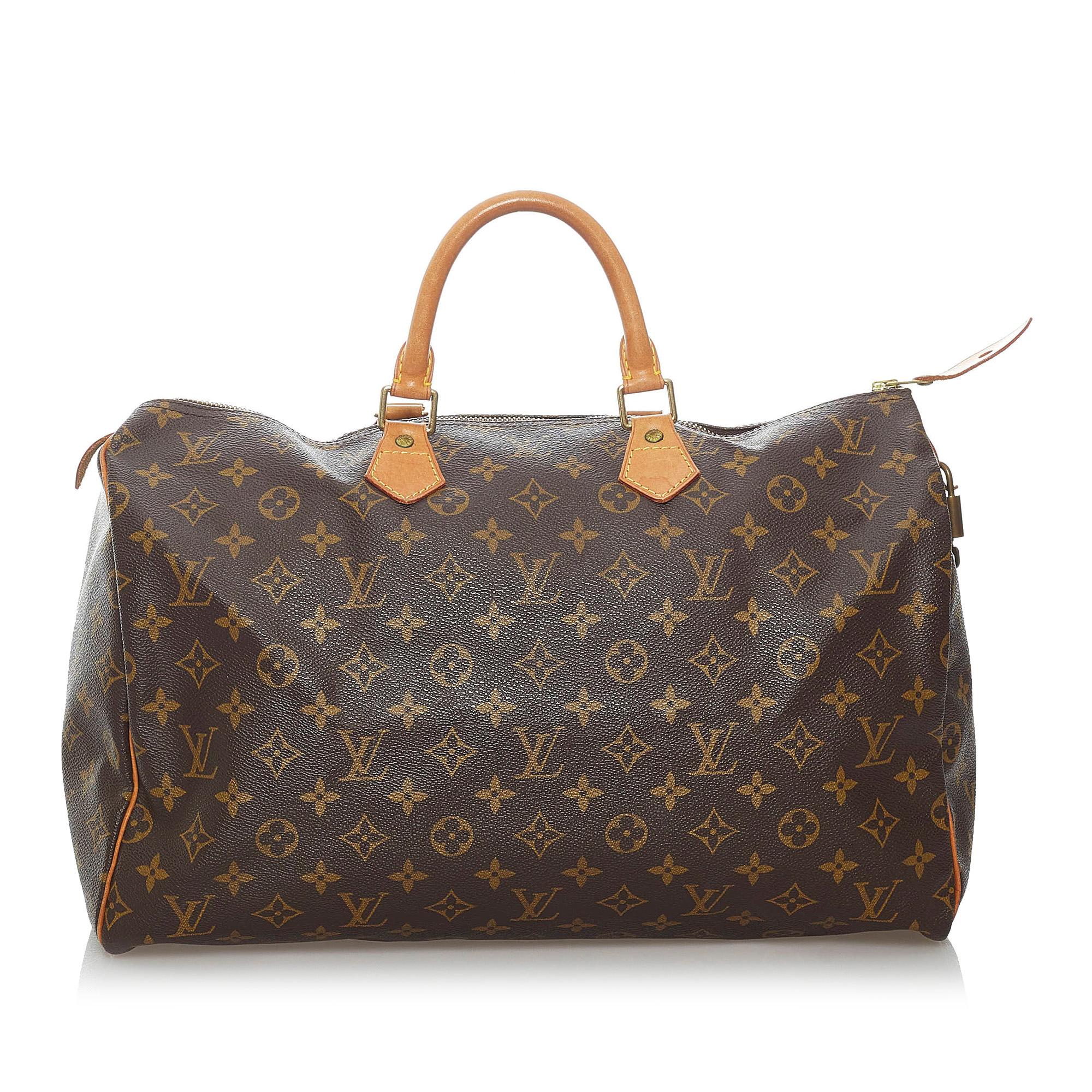 Louis Vuitton Monogram Speedy 40 (SHG-29781)