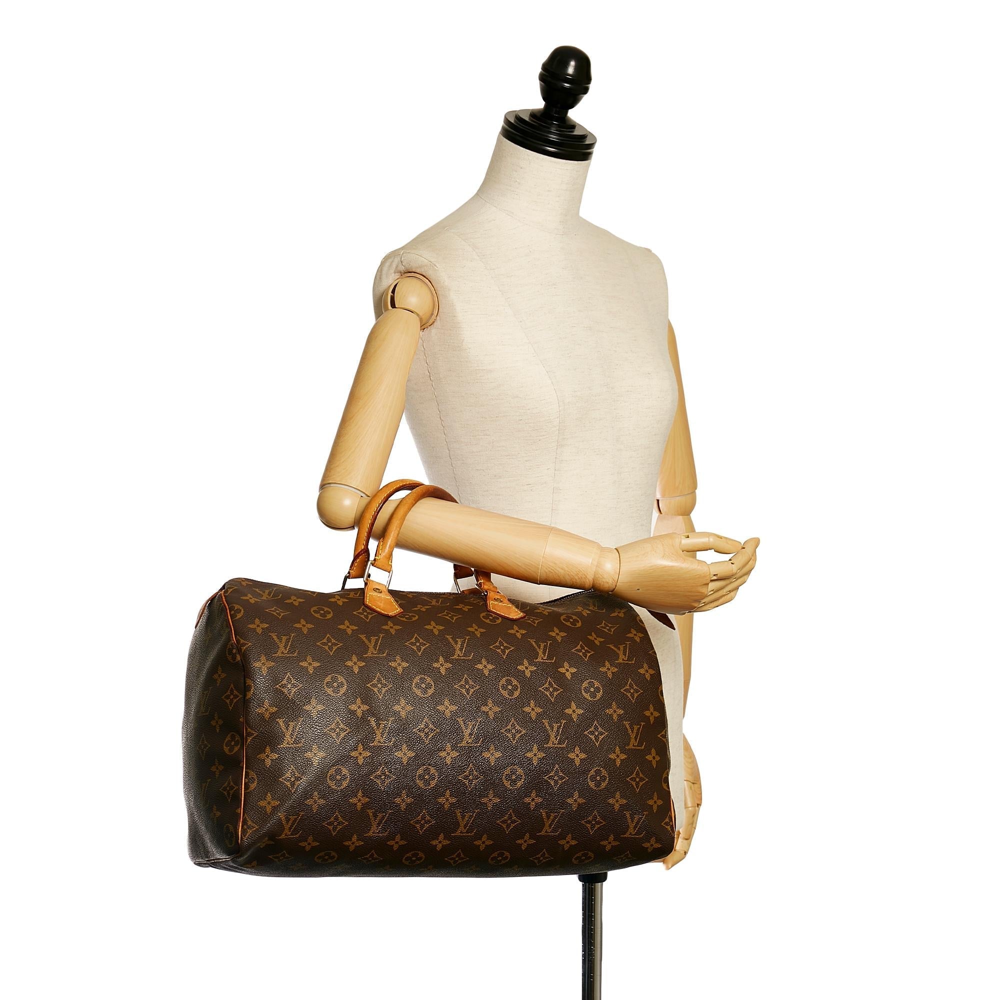 Louis Vuitton Monogram Speedy 40 (SHG-34515)