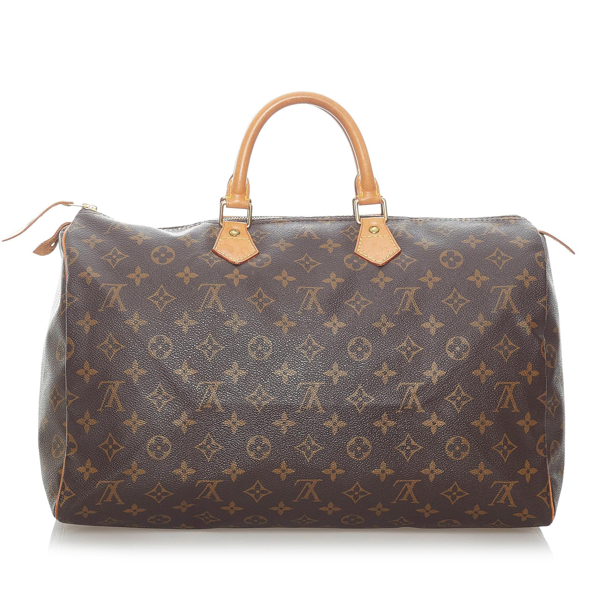 Louis Vuitton Monogram Speedy 40 (SHG-36299)