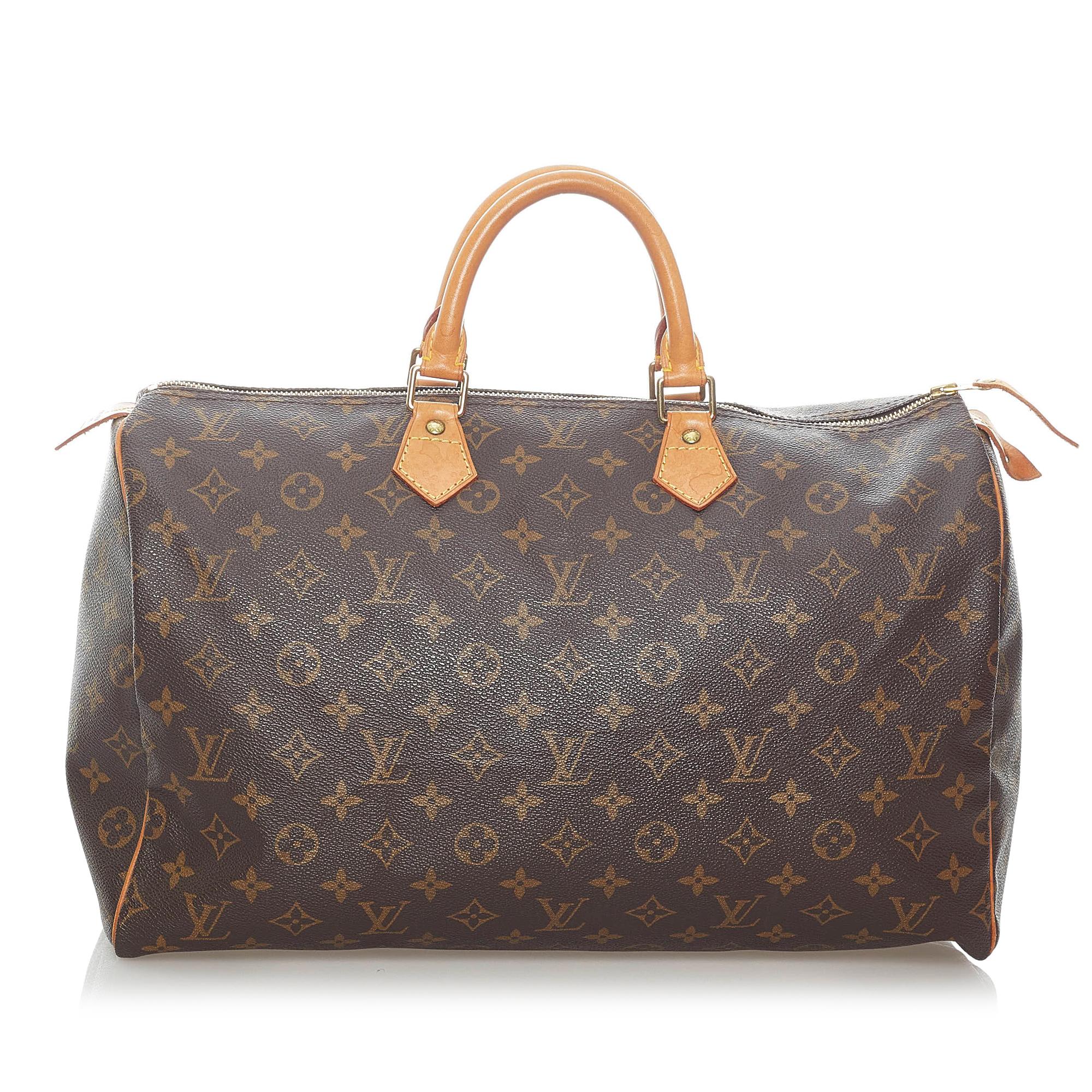 Louis Vuitton Monogram Speedy 40 (SHG-36299)