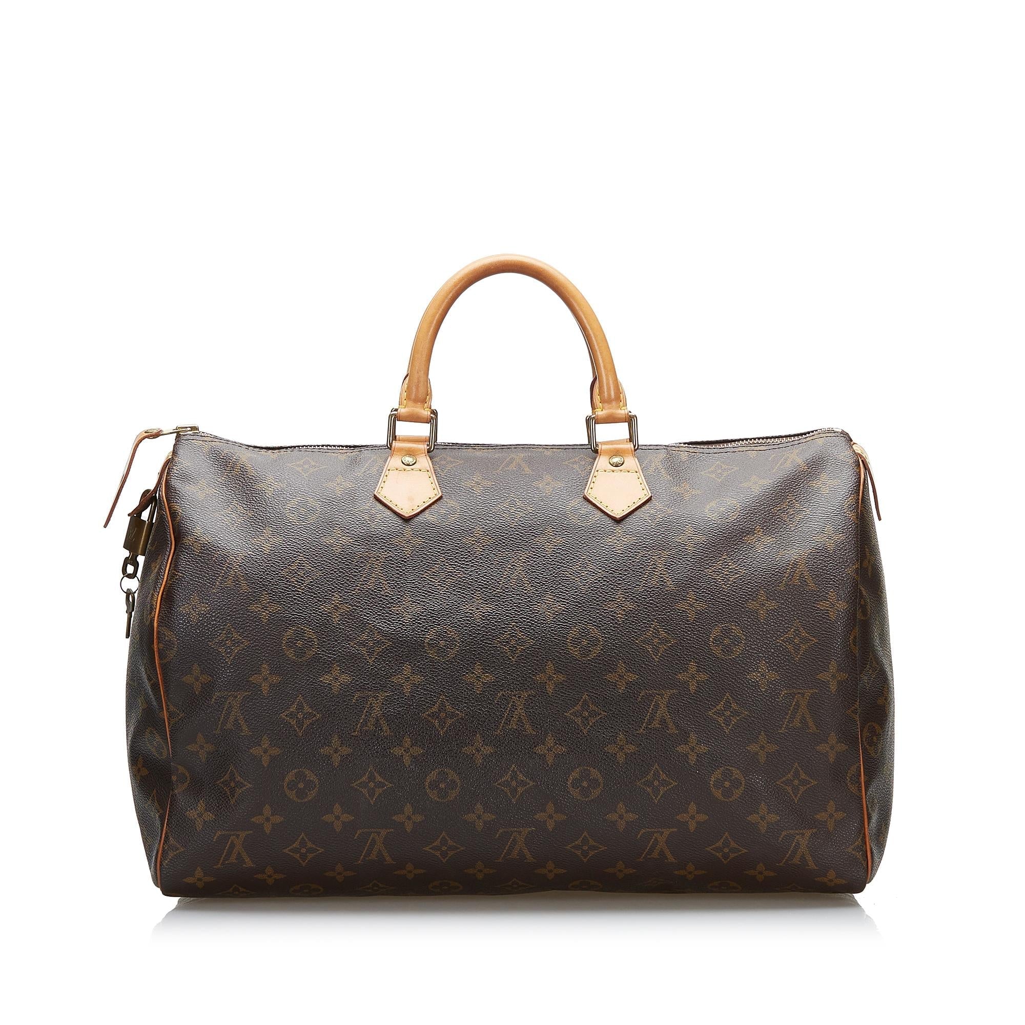 Louis Vuitton Monogram Speedy 40 (SHG-36520)