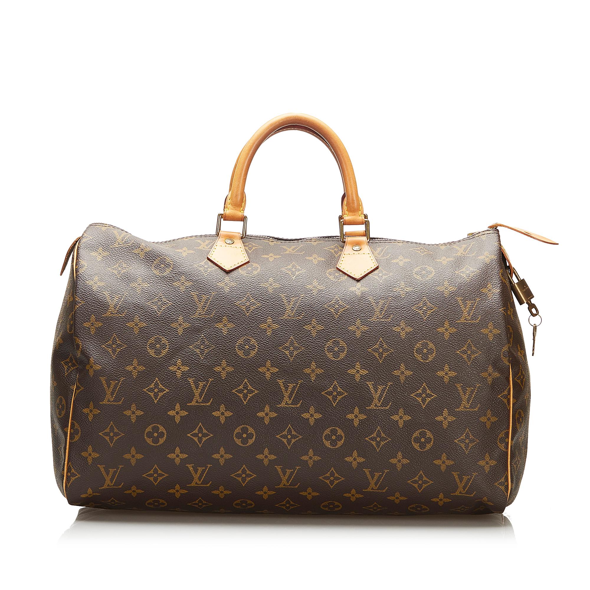 Louis Vuitton Monogram Speedy 40 (SHG-37000)