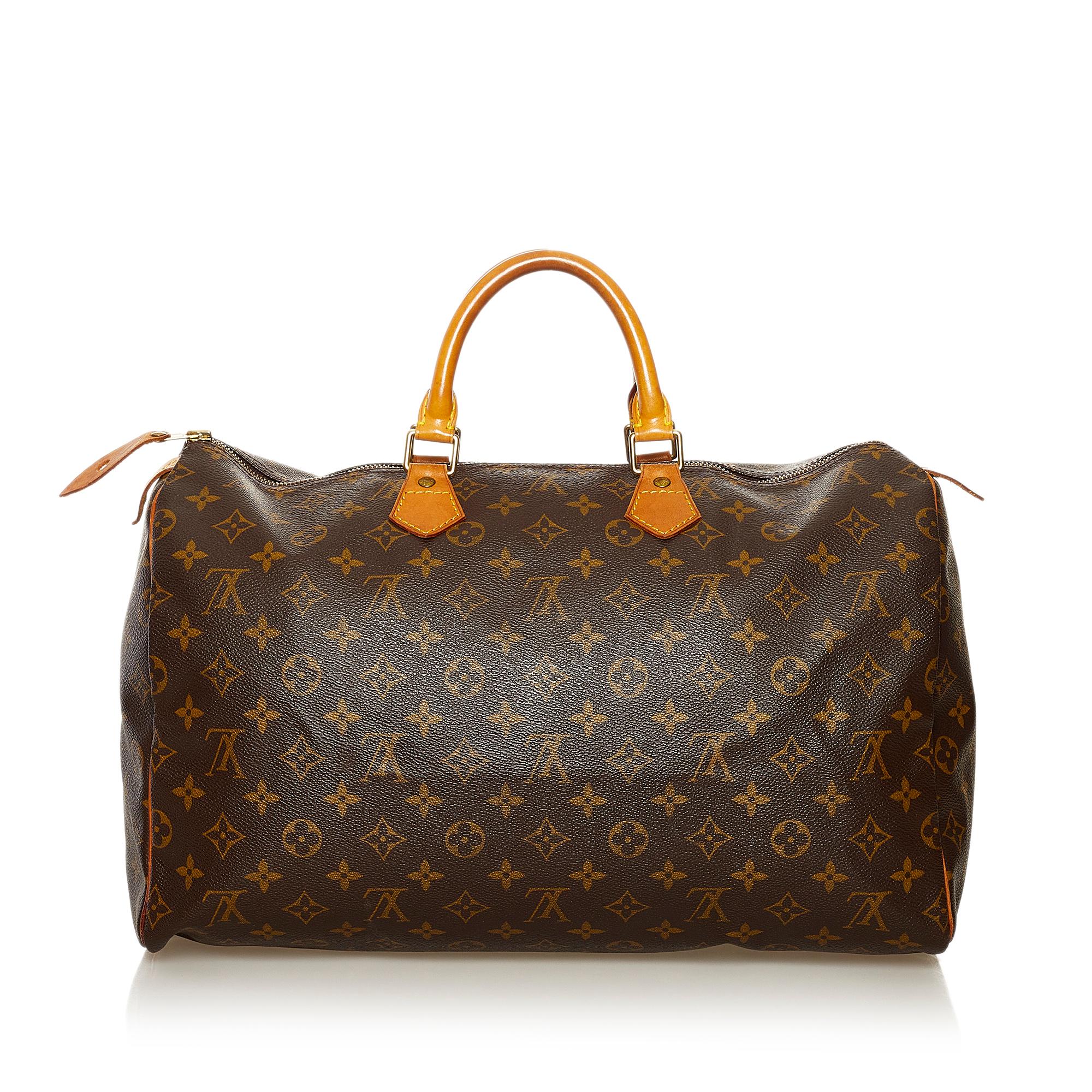 Louis Vuitton Monogram Speedy 40 (SHG-37288)