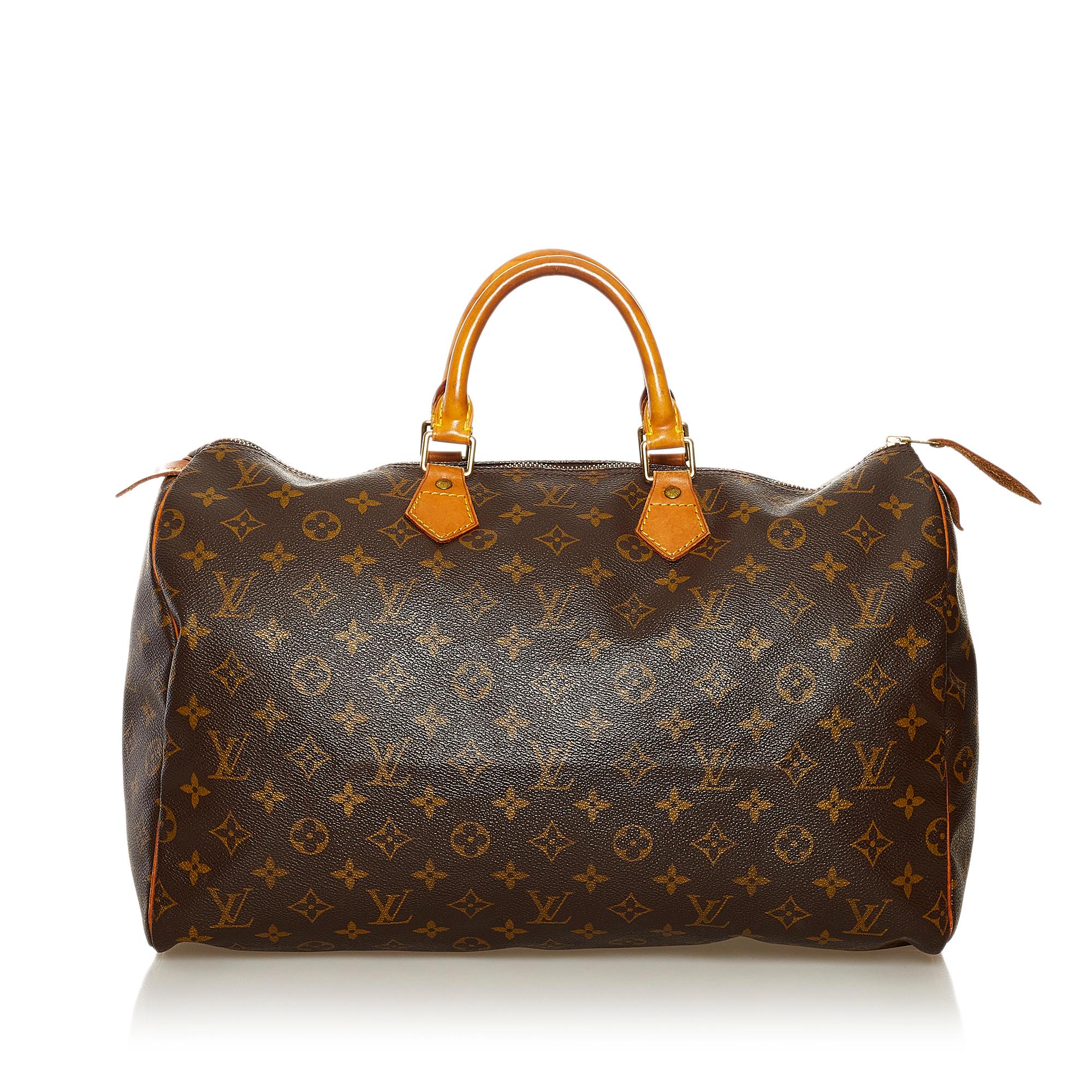 Louis Vuitton Monogram Speedy 40 (SHG-37288)