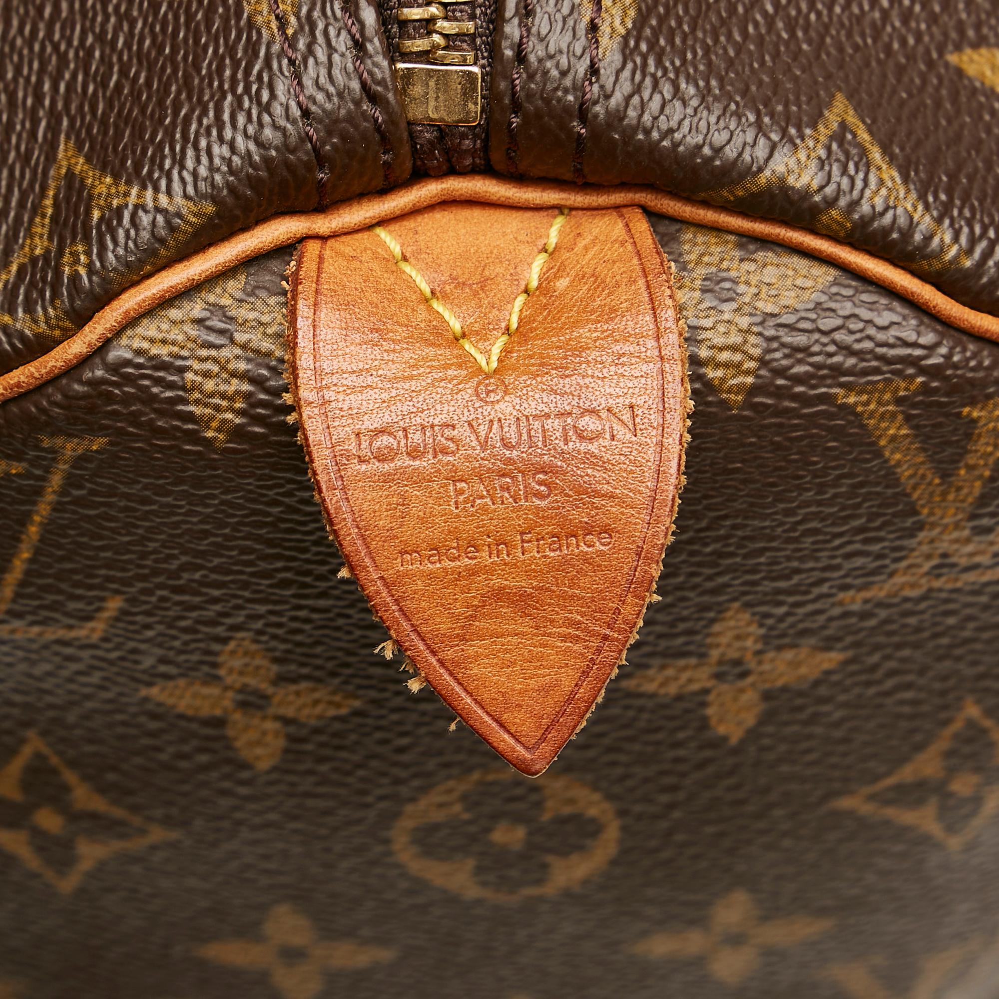 Louis Vuitton Monogram Speedy 40 (SHG-37288)