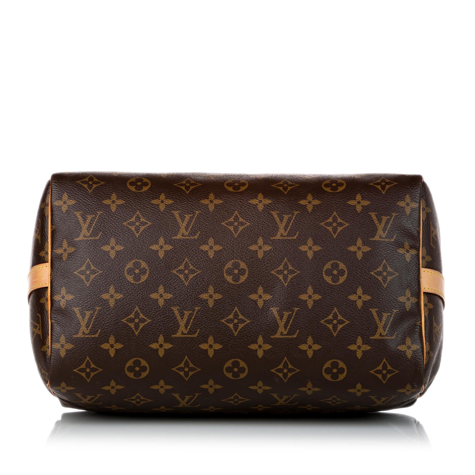 Louis Vuitton Monogram Speedy Bandouliere 30 (SHG-30442)