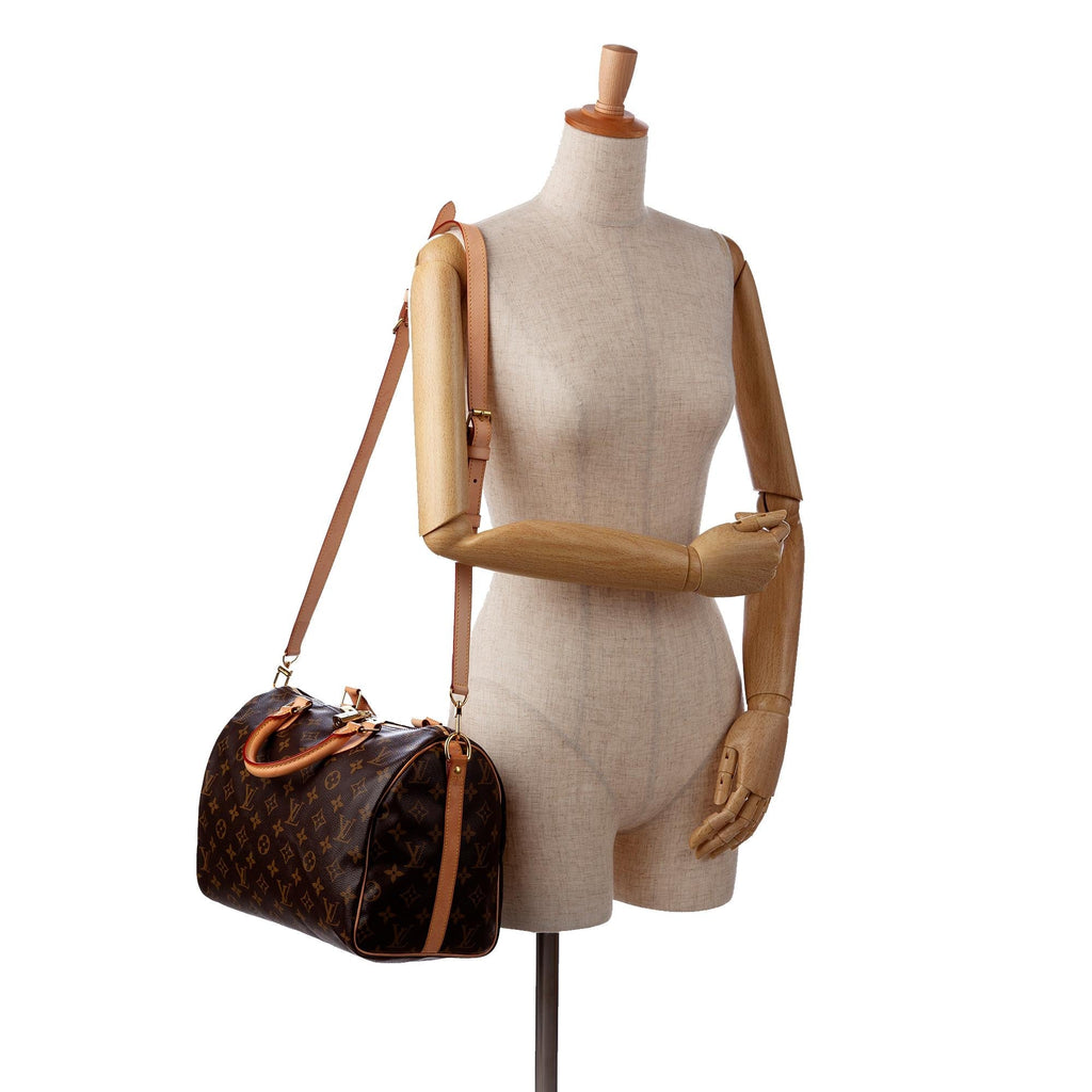 Louis Vuitton Monogram Speedy Bandouliere 30 (SHG-ab1Gp5)