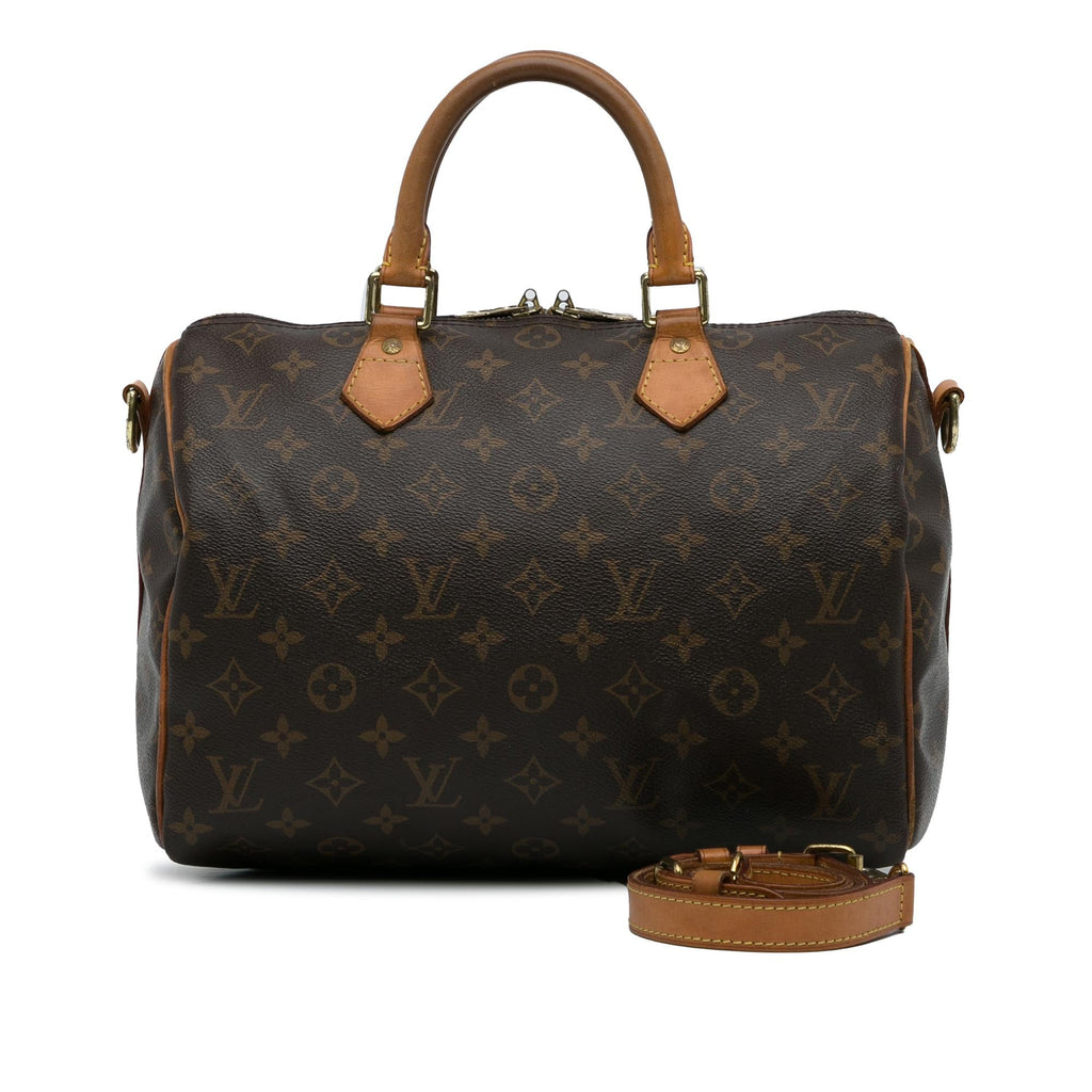 Louis Vuitton Monogram Speedy Bandouliere 30 (SHG-pqCYm0)