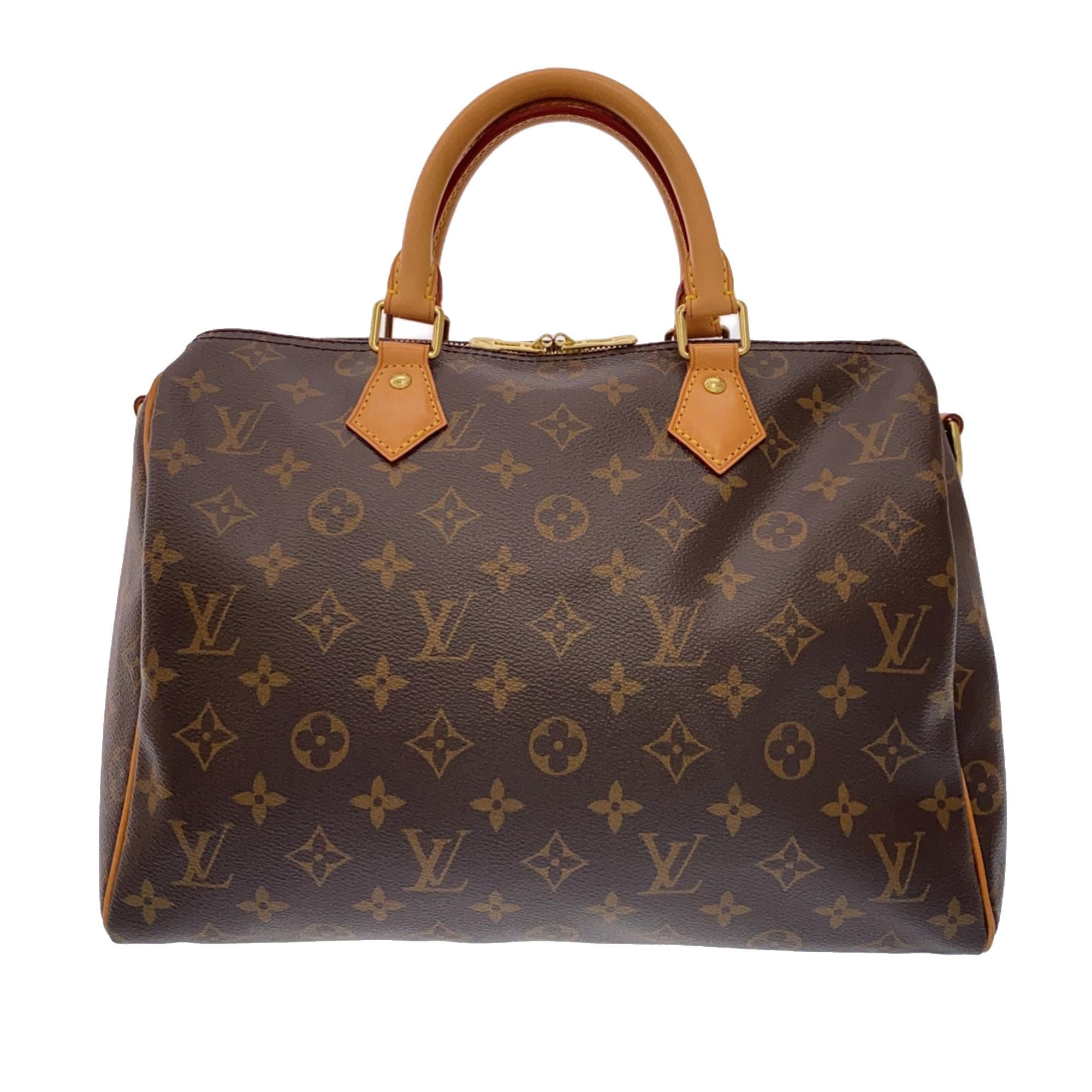 Louis Vuitton Monogram Speedy Bandouliere 30 (SHG-x3xUZZ)