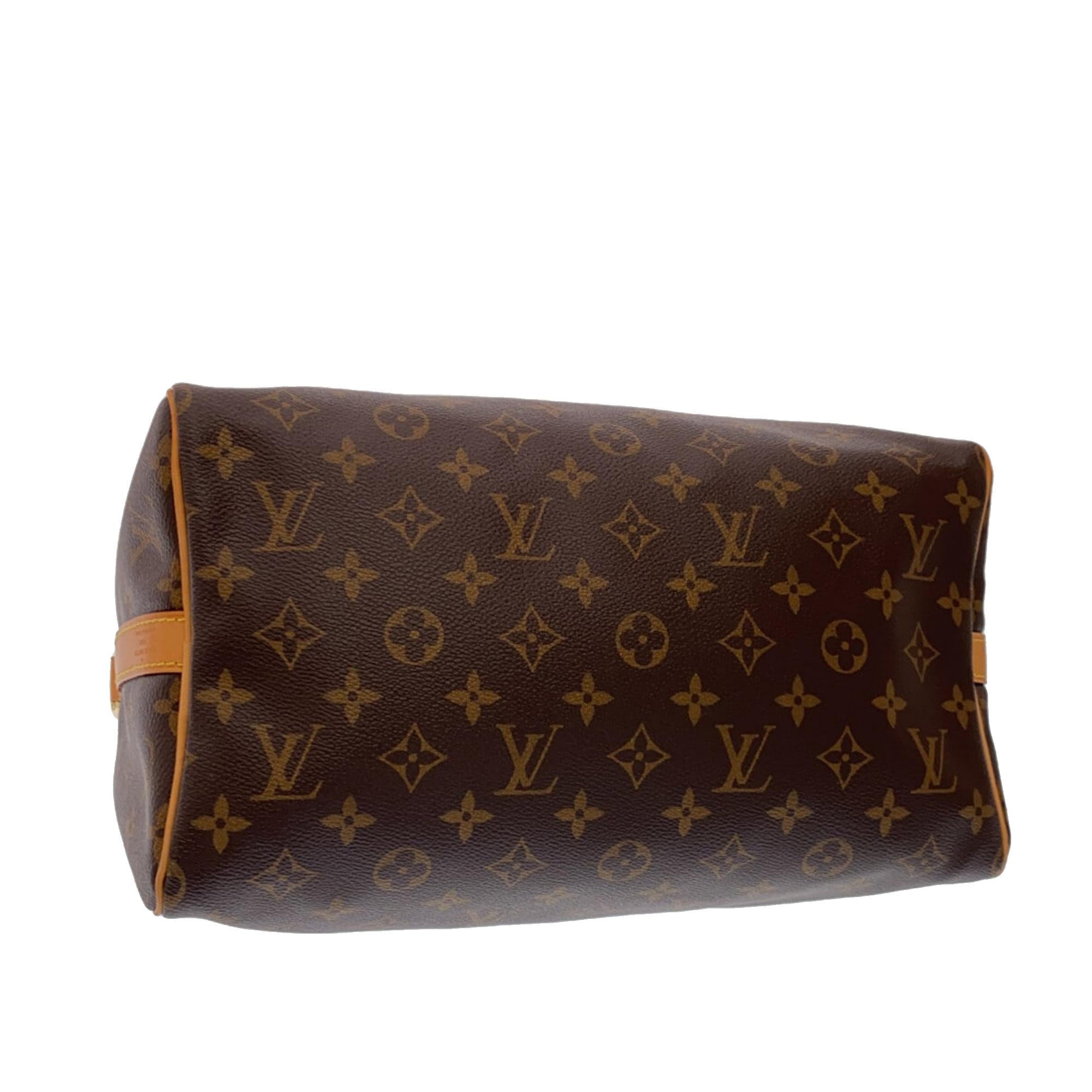 Louis Vuitton Monogram Speedy Bandouliere 30 (SHG-x3xUZZ)