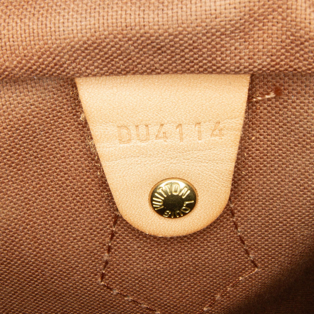 Louis Vuitton Monogram Speedy Bandouliere 35 (SHG-304d3l)