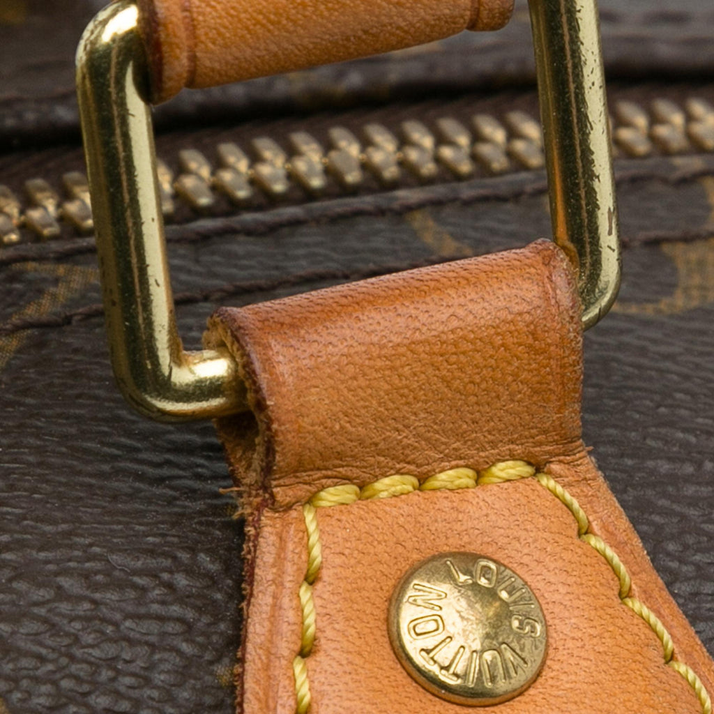 Louis Vuitton Monogram Speedy Bandouliere 35 (SHG-304d3l)