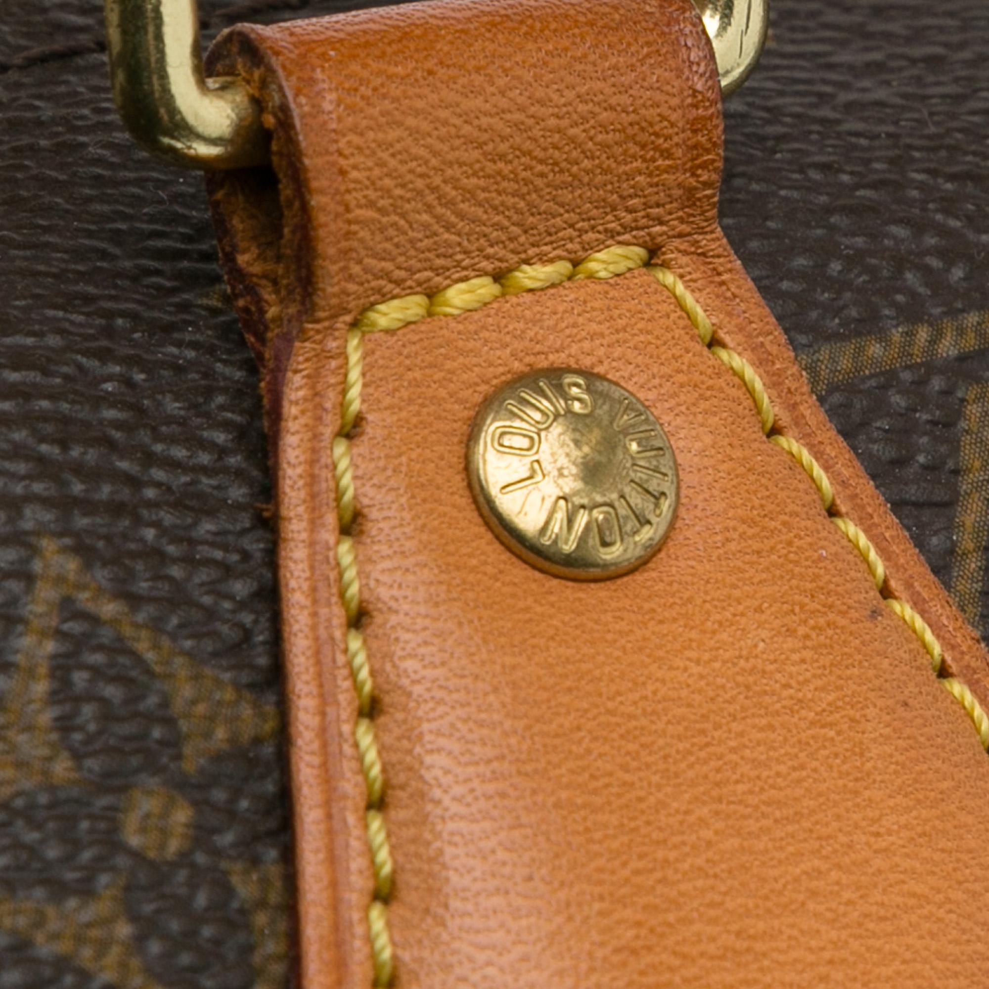 Louis Vuitton Monogram Speedy Bandouliere 35 (SHG-304d3l)