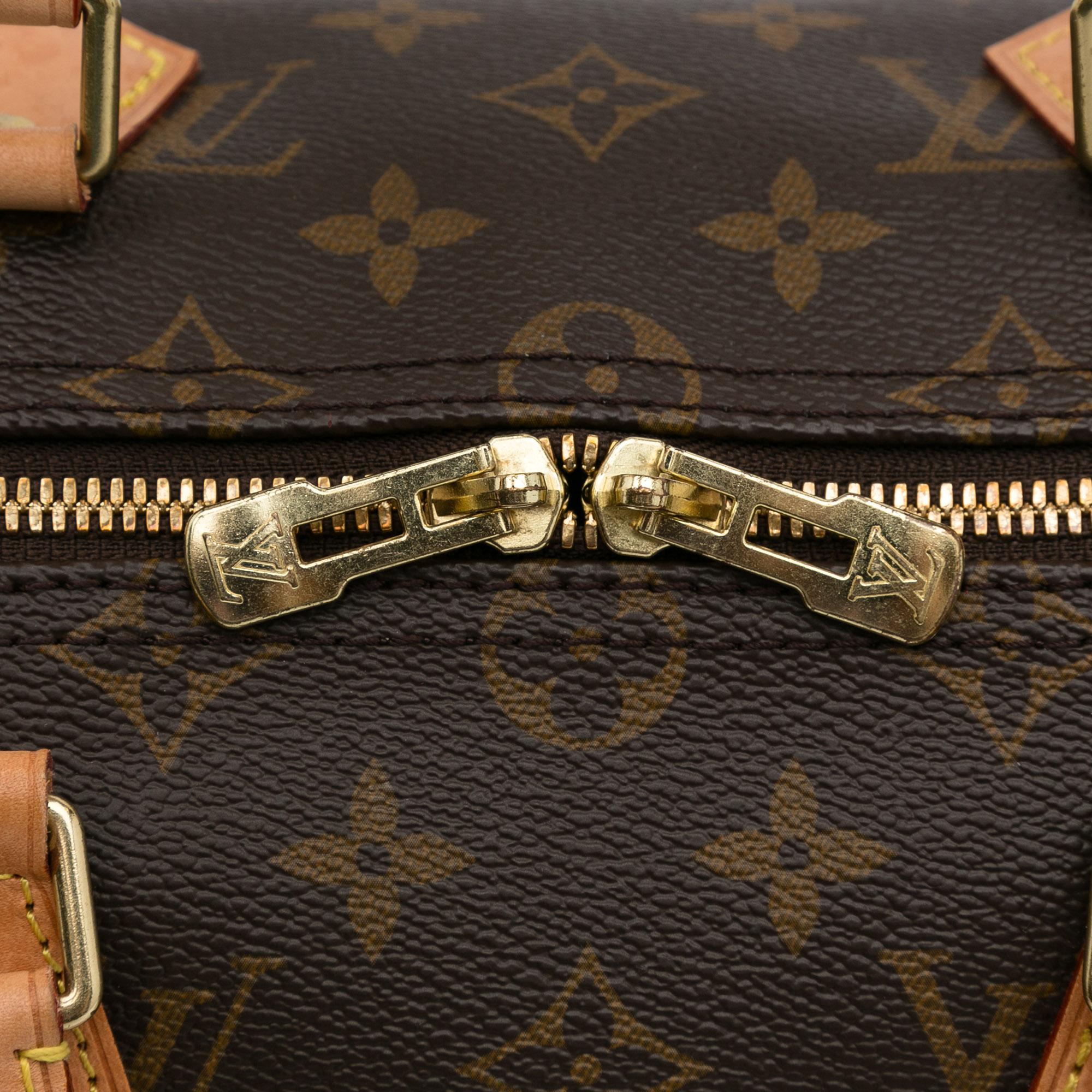 Louis Vuitton Monogram Speedy Bandouliere 35 (SHG-8GGbtI)