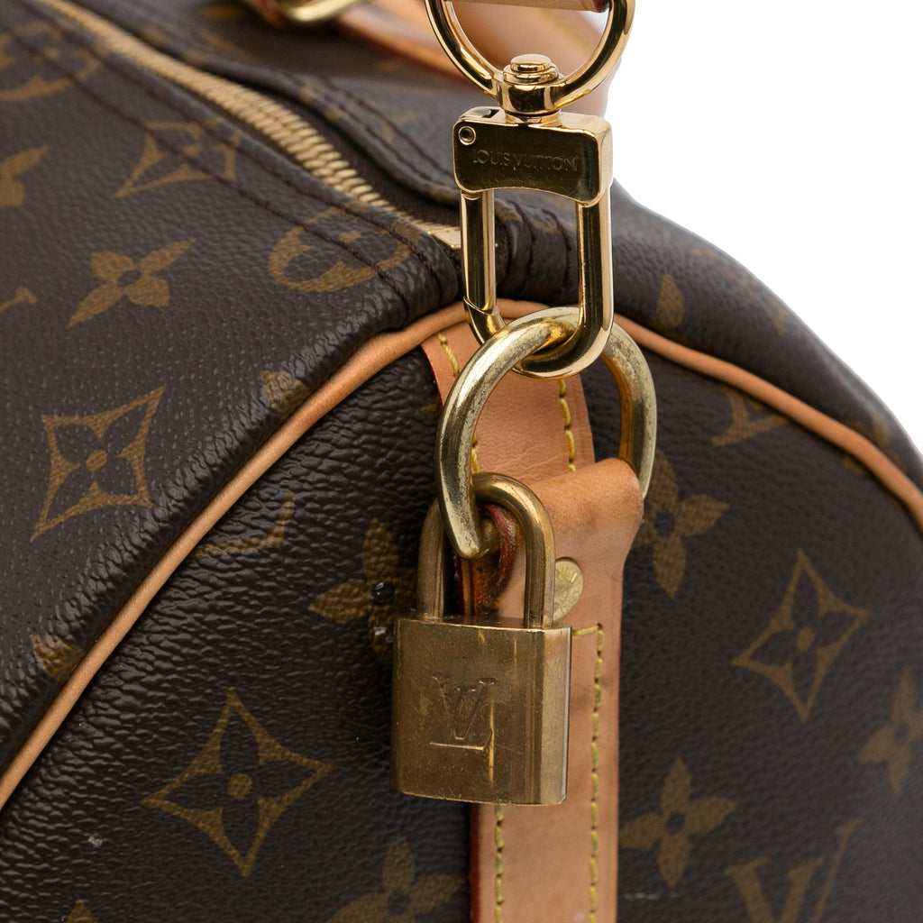Louis Vuitton Monogram Speedy Bandouliere 35 (SHG-8GGbtI)