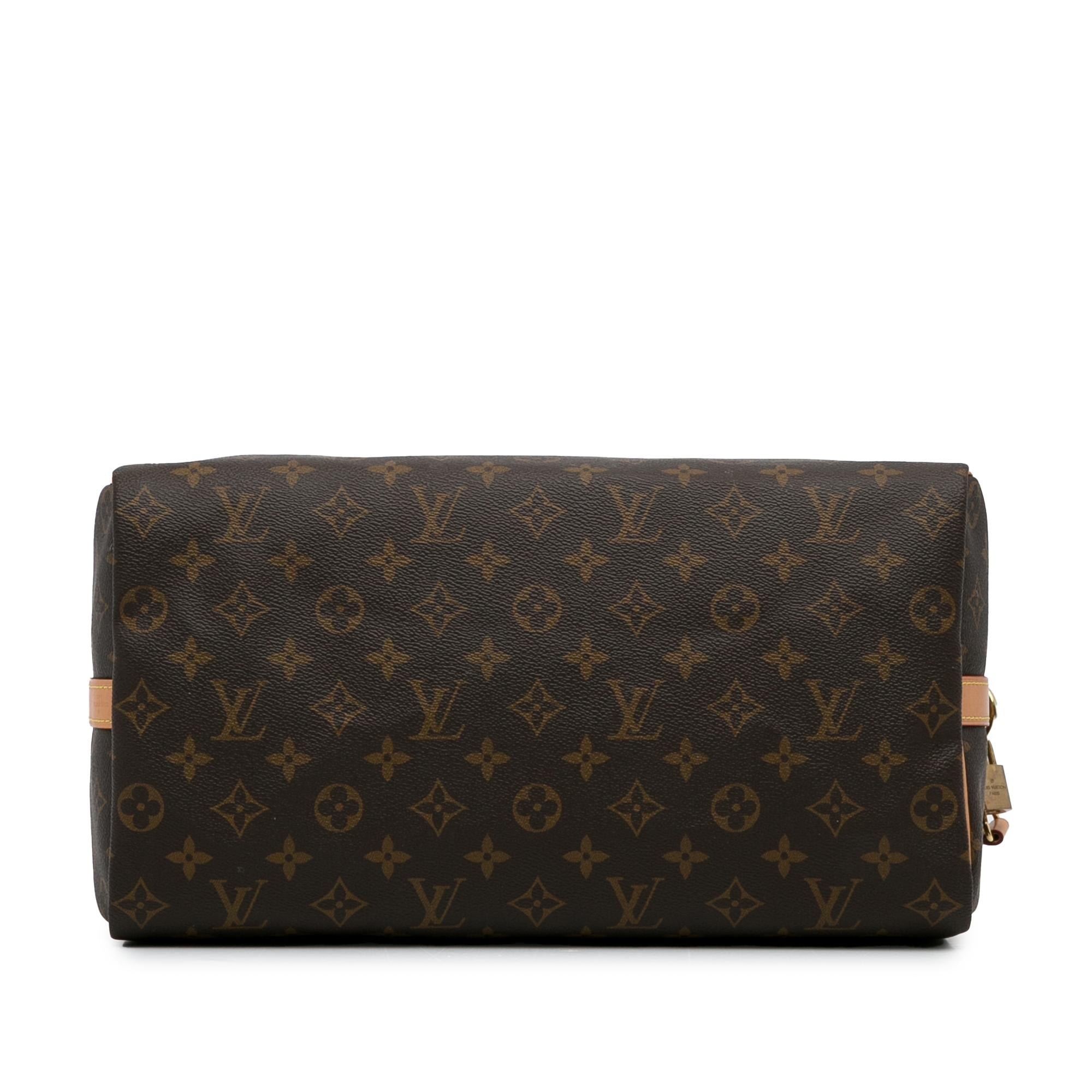 Louis Vuitton Monogram Speedy Bandouliere 35 (SHG-8GGbtI)