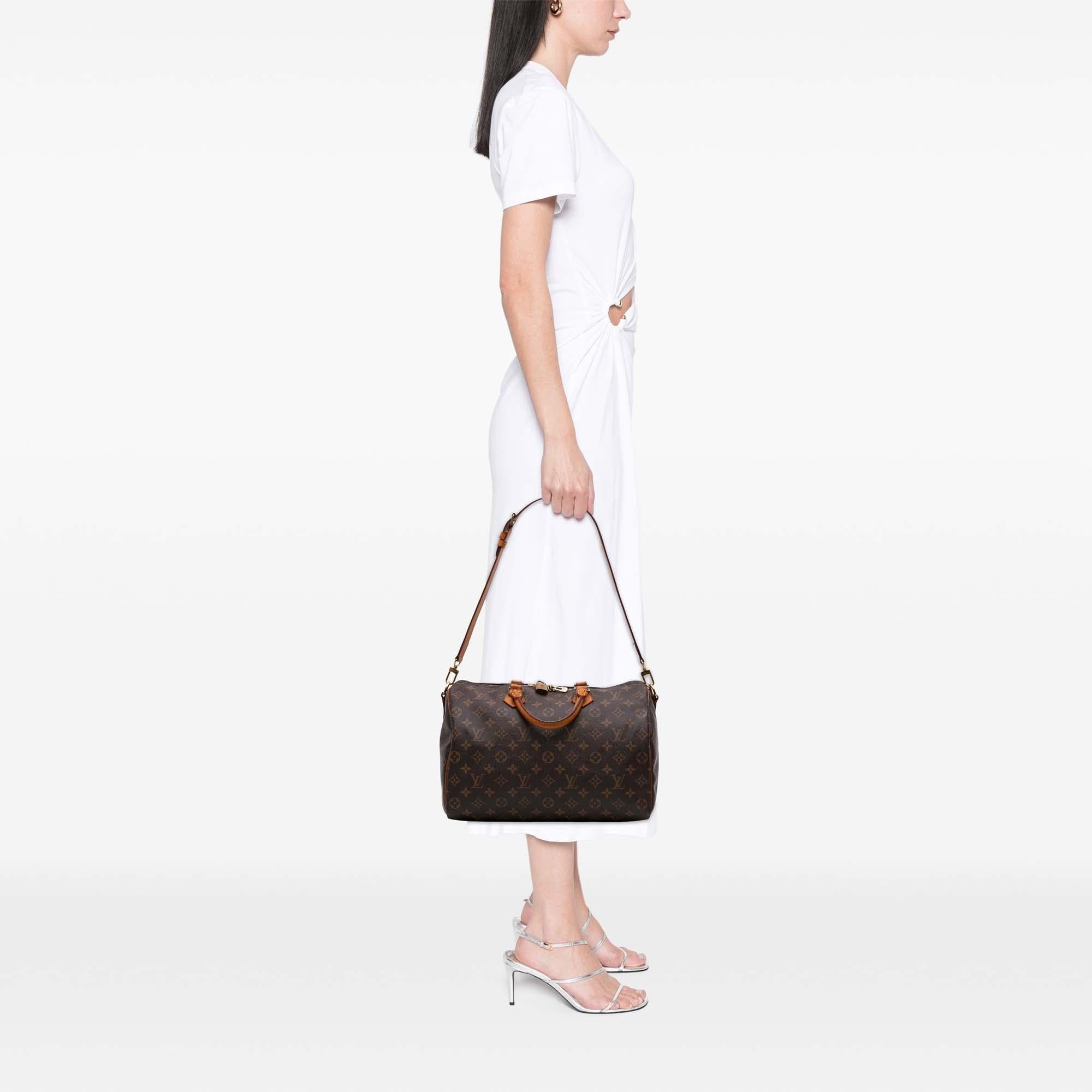 Louis Vuitton Monogram Speedy Bandouliere 35