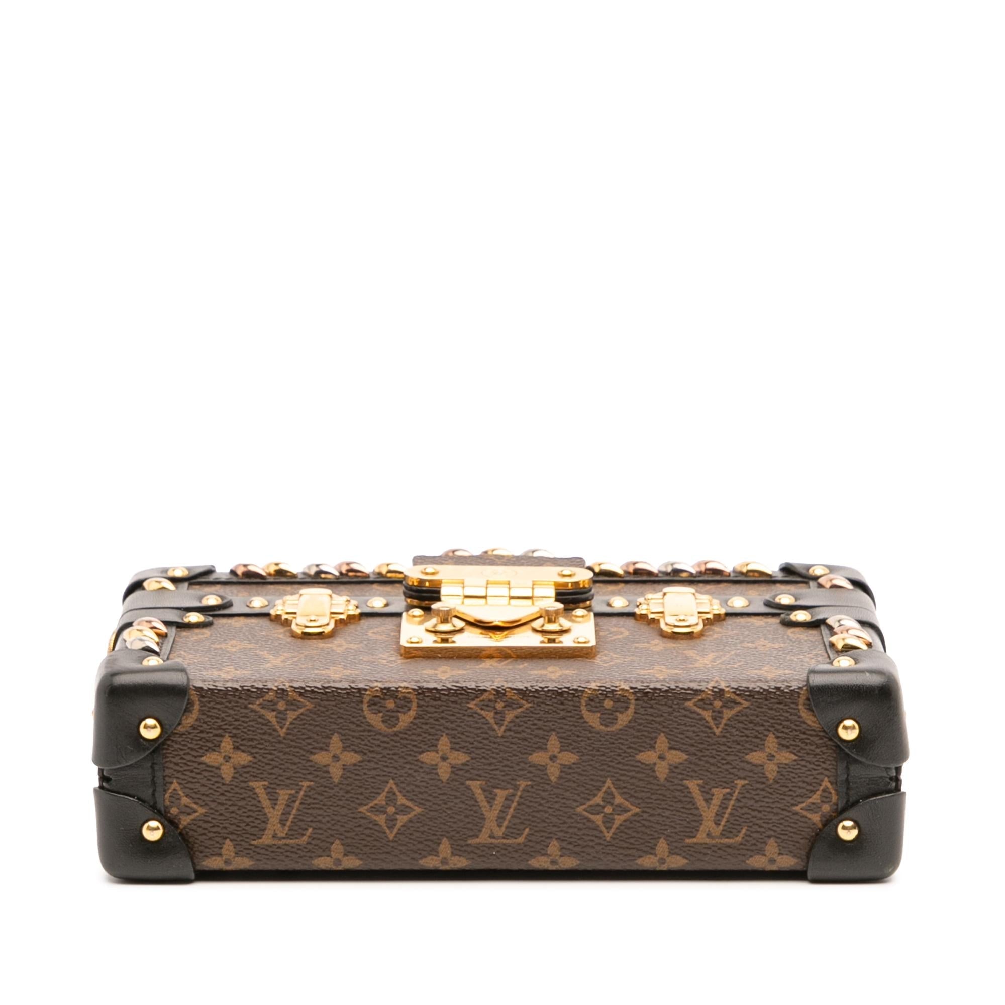 Louis Vuitton Monogram Studded Petite Malle