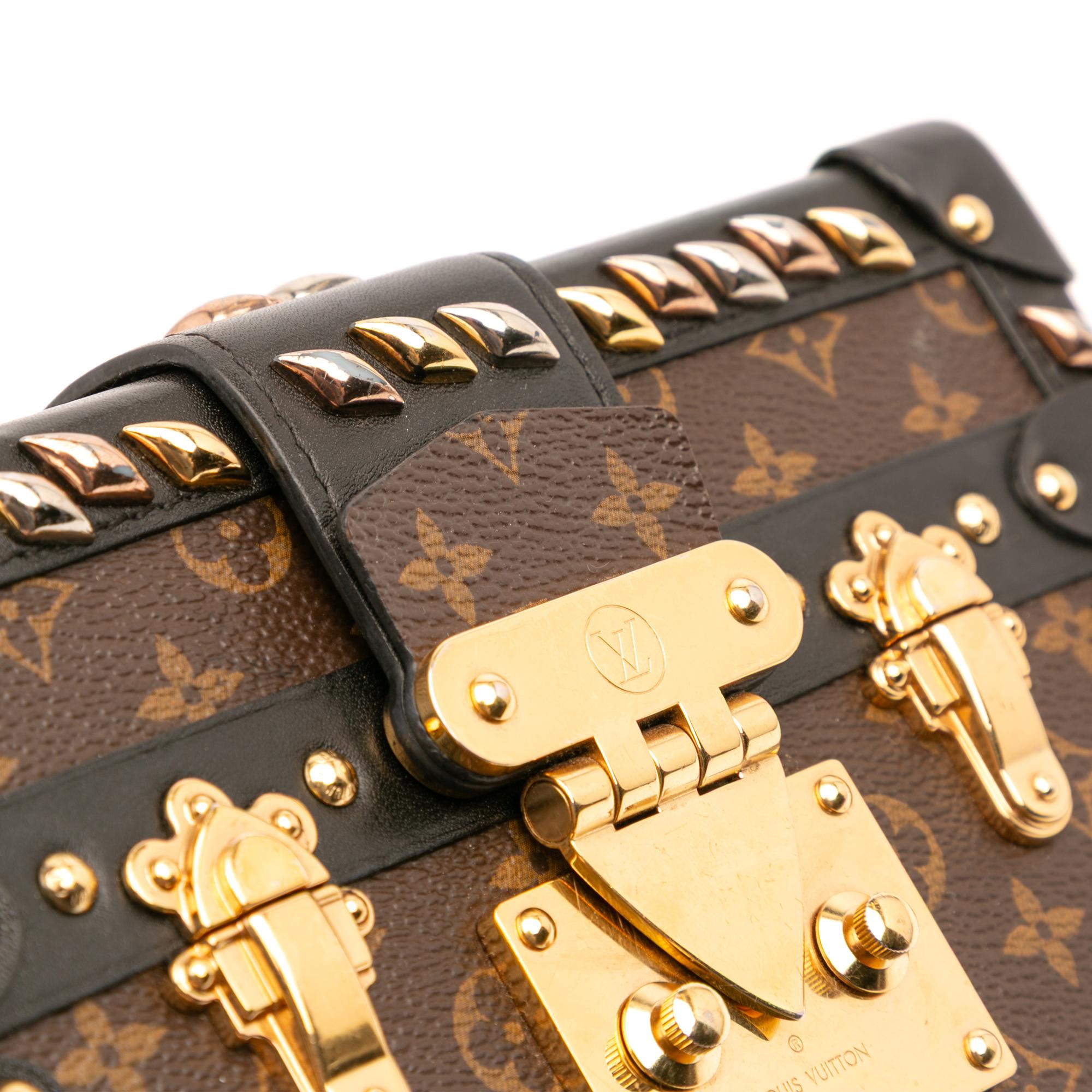Louis Vuitton Monogram Studded Petite Malle