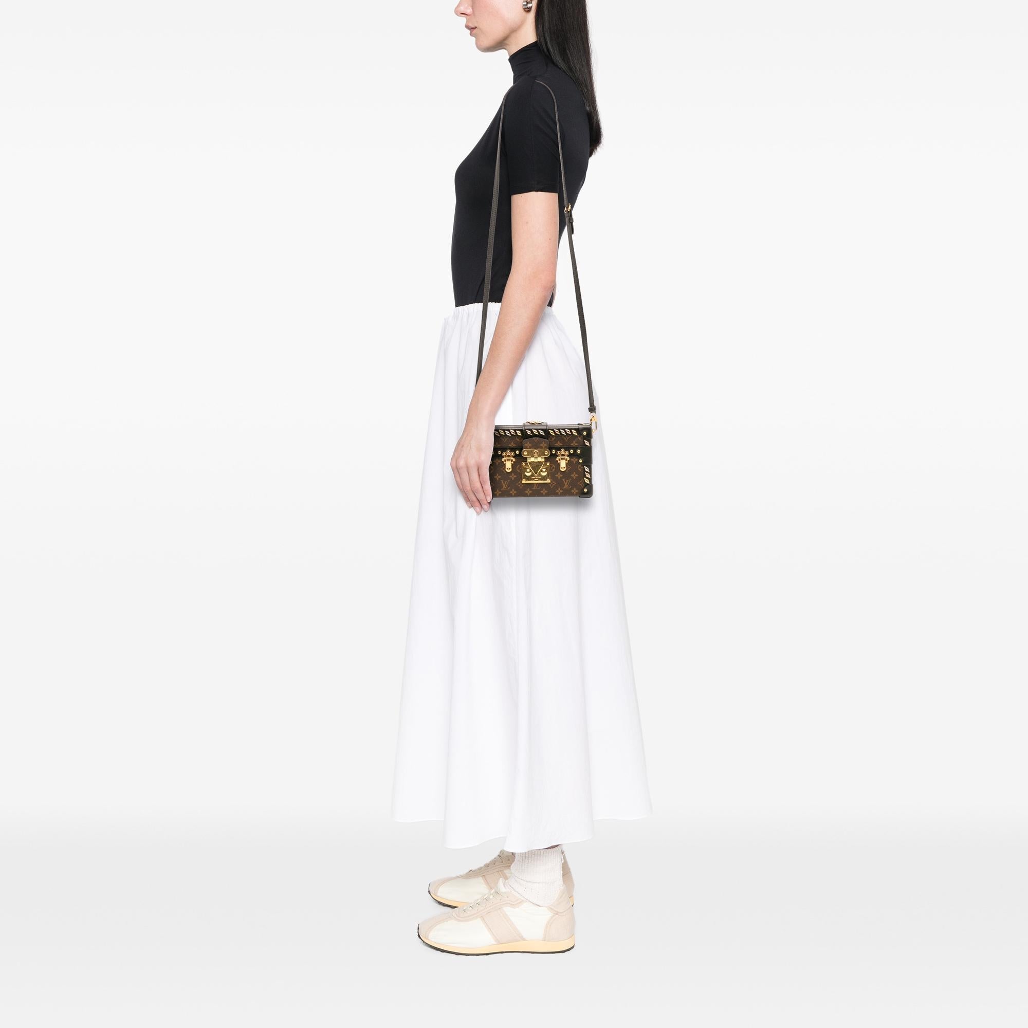 Louis Vuitton Monogram Studded Petite Malle