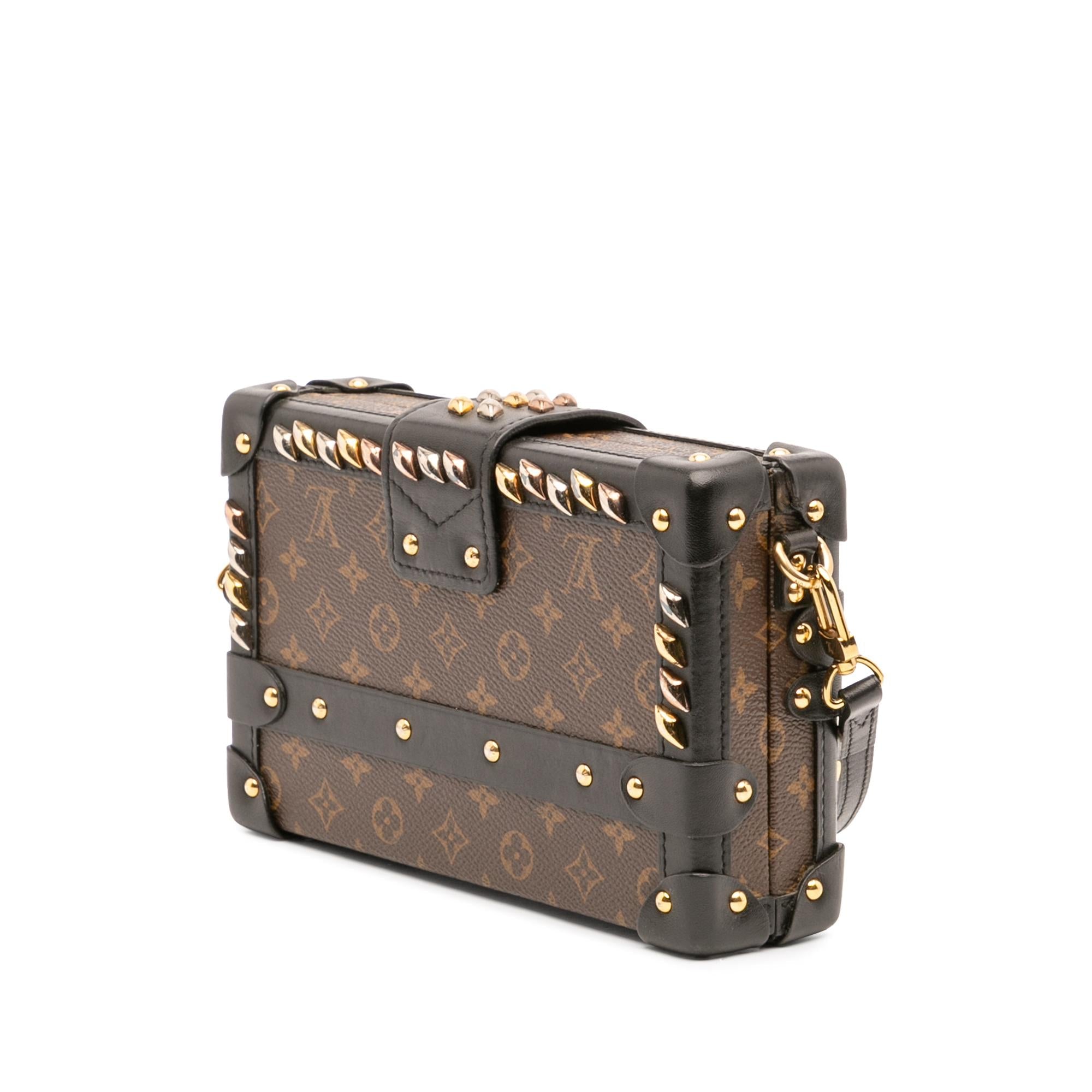 Louis Vuitton Monogram Studded Petite Malle