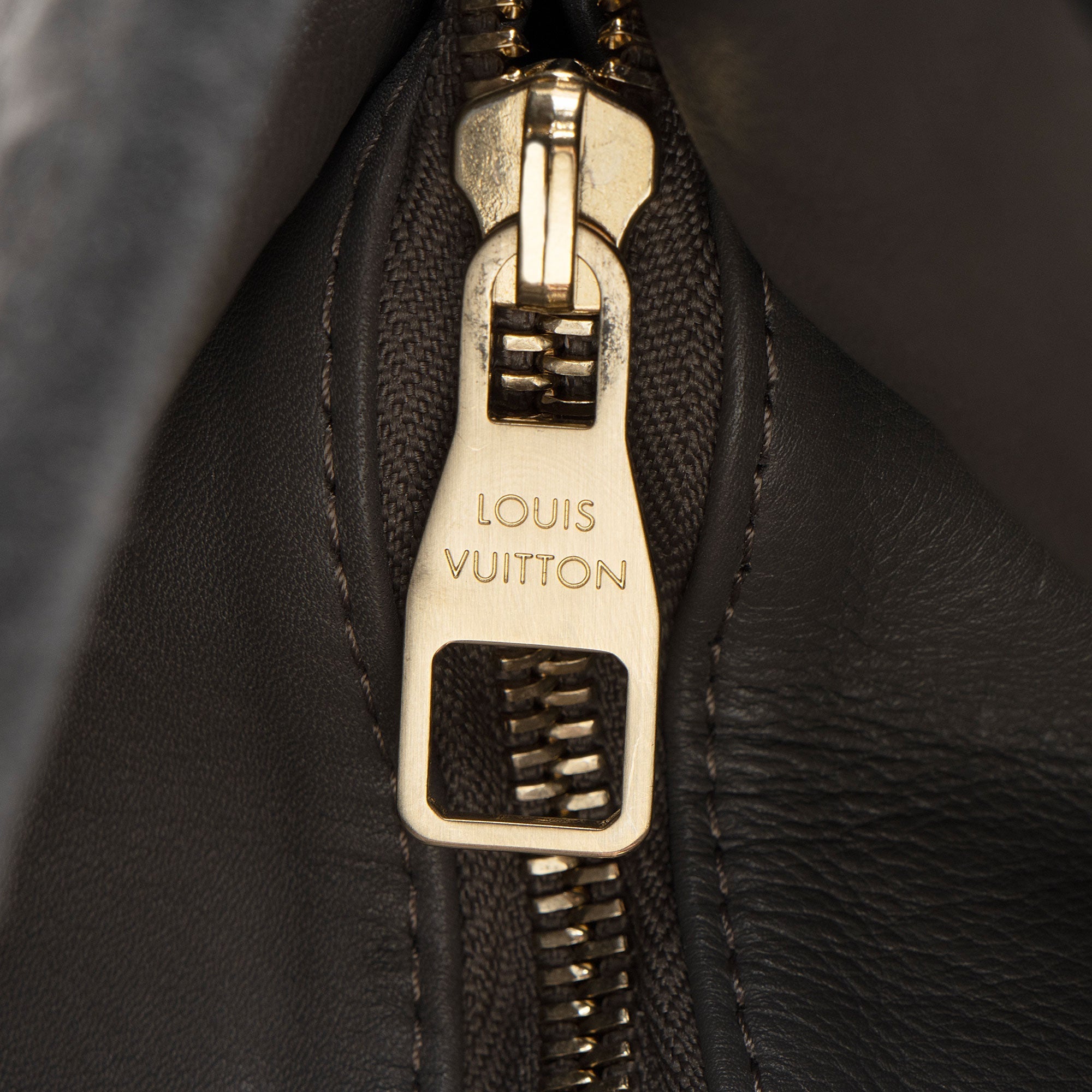 Louis Vuitton Monogram Embossed Suede Python Wish Bag