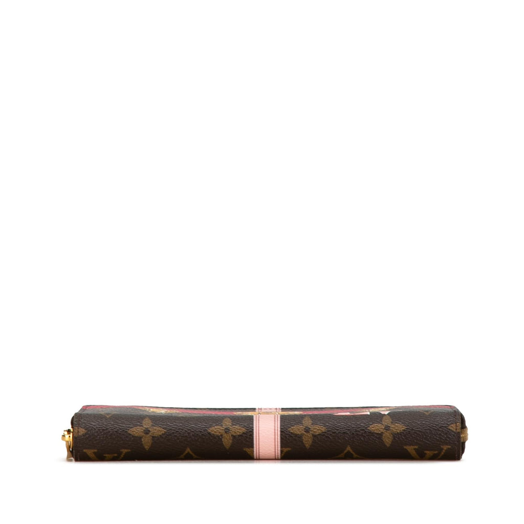 Louis Vuitton Monogram Summer Trunks Zippy Long Wallet (SHG-FjbwDg)