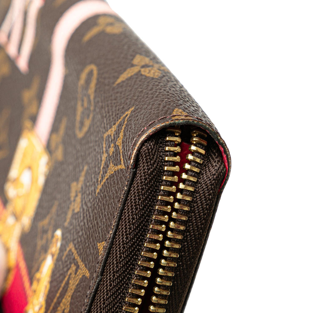 Louis Vuitton Monogram Summer Trunks Zippy Long Wallet (SHG-FjbwDg)