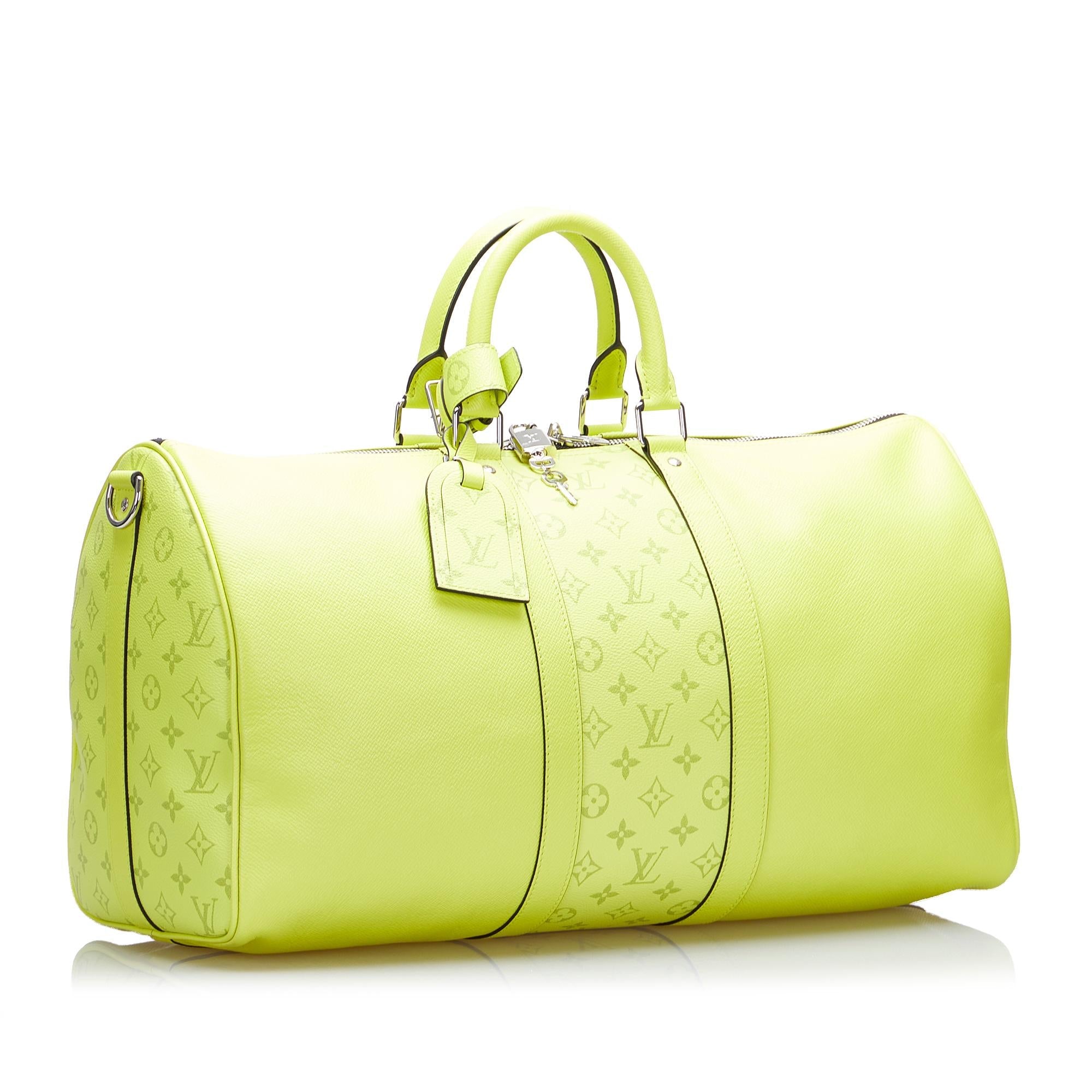 Louis Vuitton Monogram Taiga Keepall Bandouliere 50 (SHG-nJzo9p)